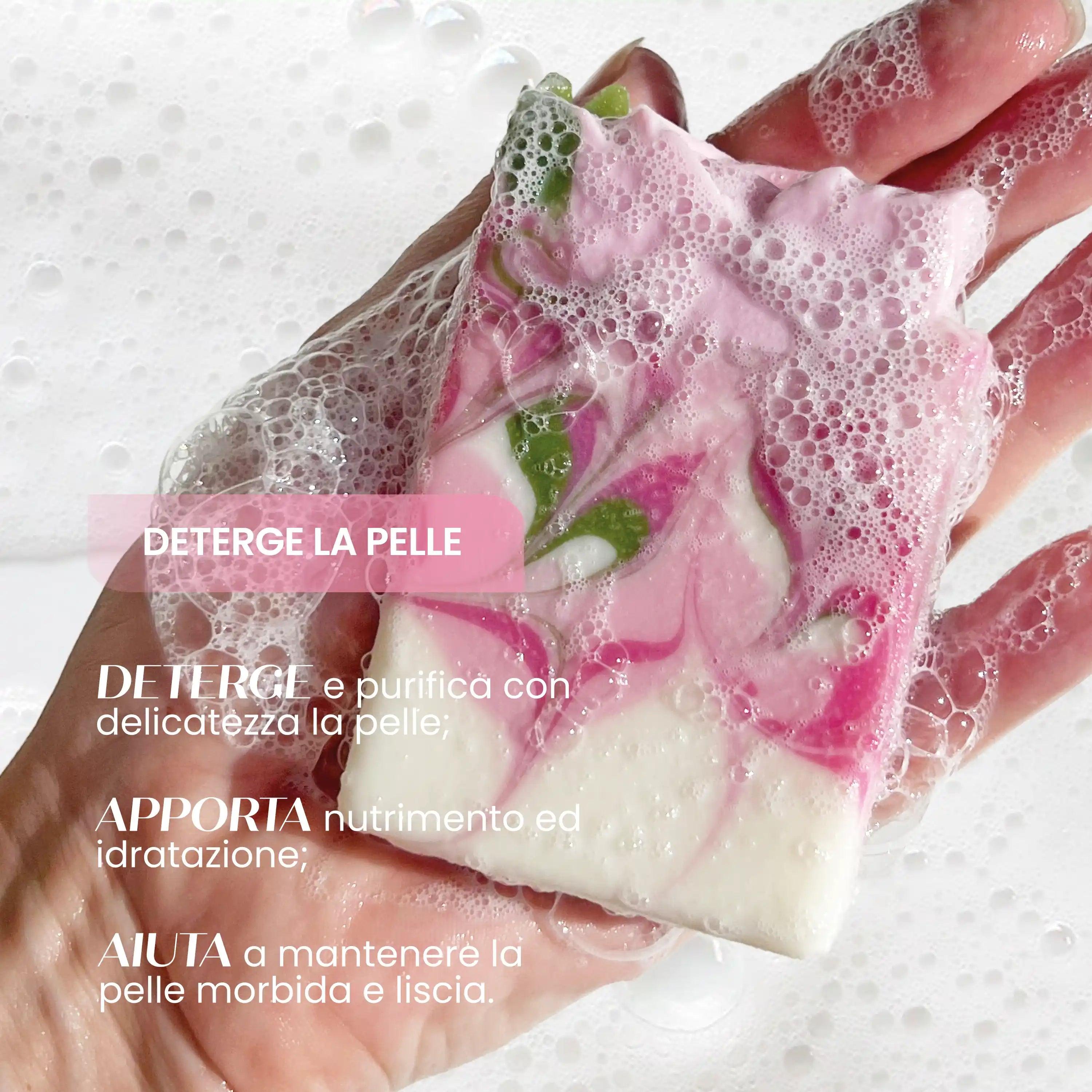 Bagno Schiuma Corpo Profumato Rosa Damascena Bio