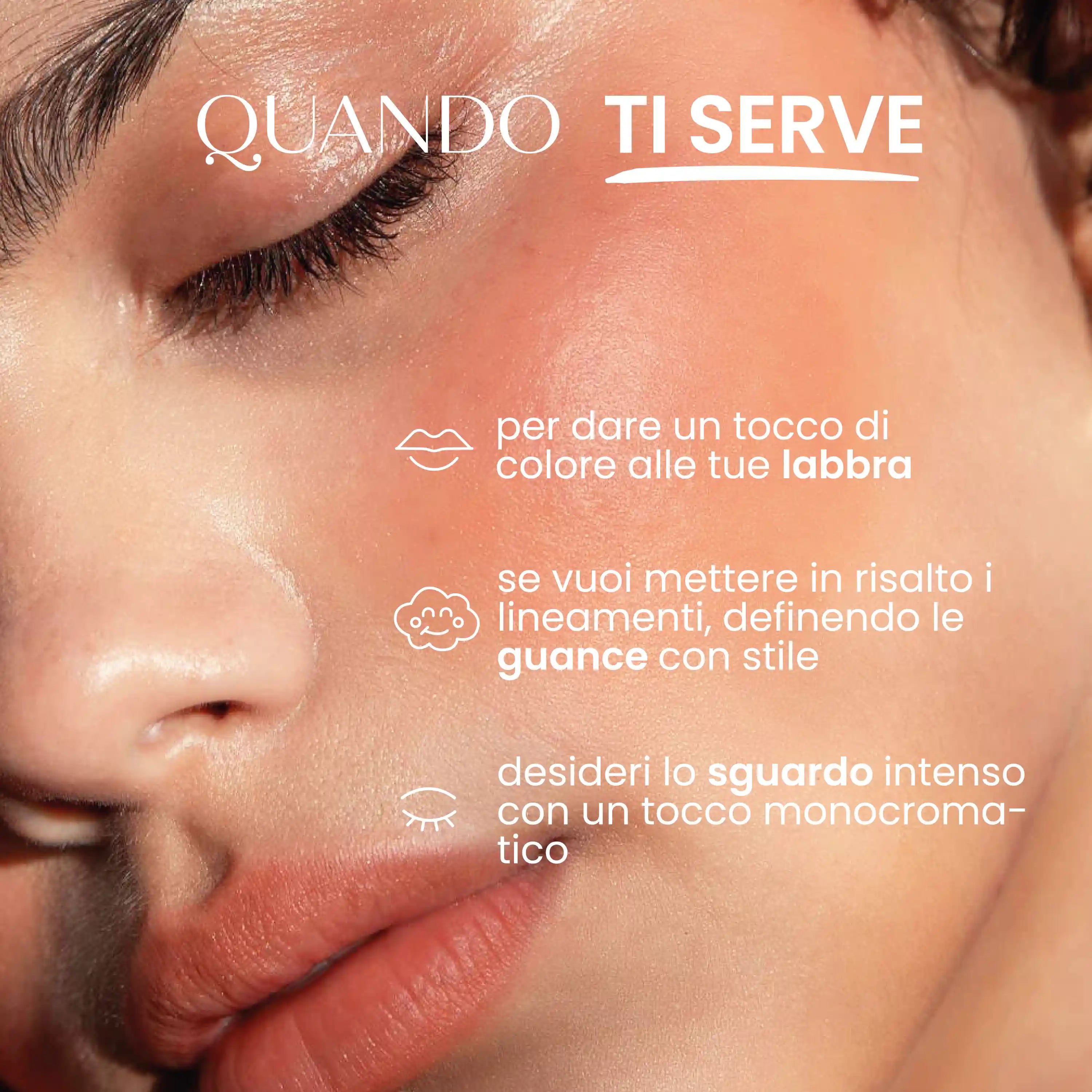 Blush Stick Colore Rosso Rubino Naturale Viso