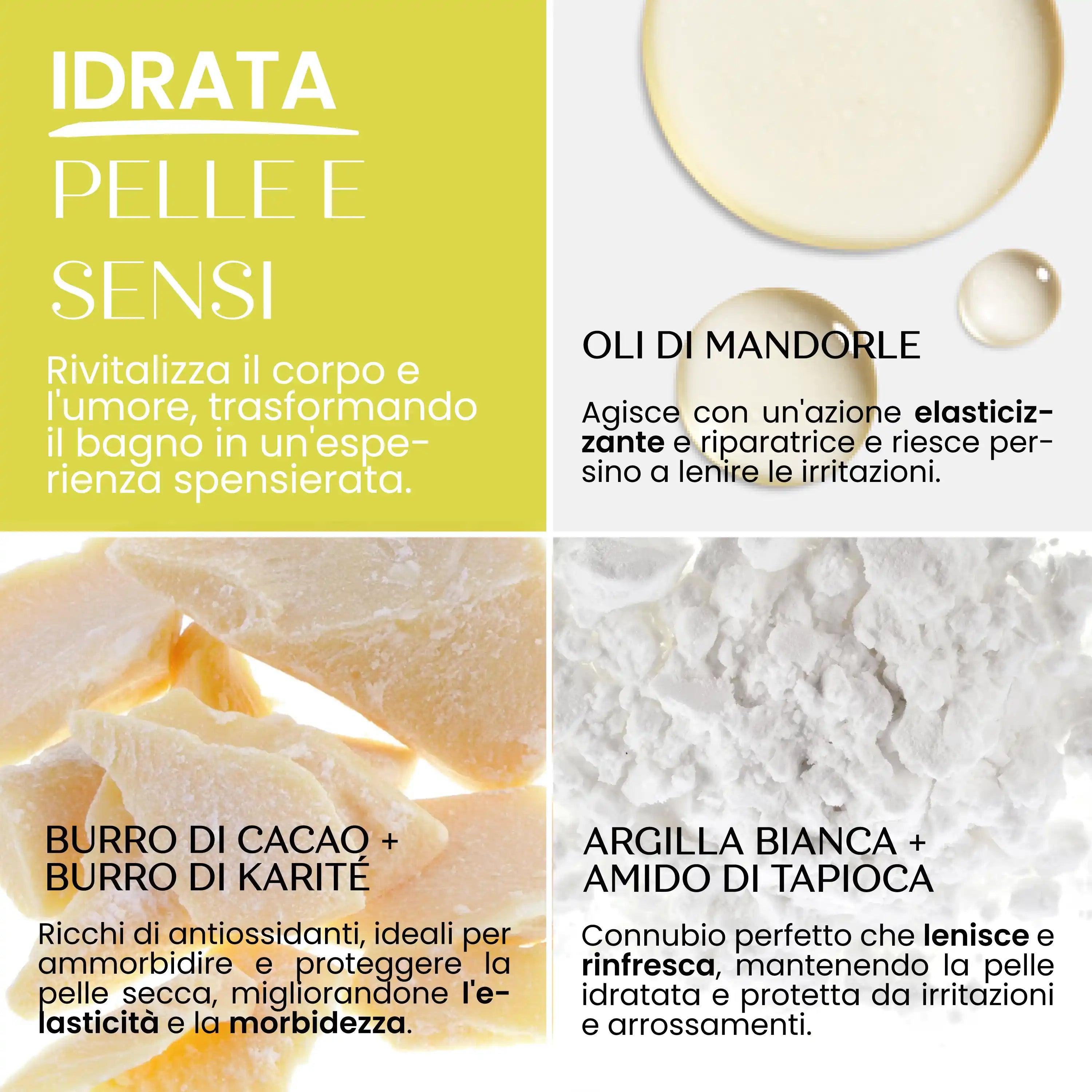 Bomba Da Bagno Caramella Bio Al Limone Naturale