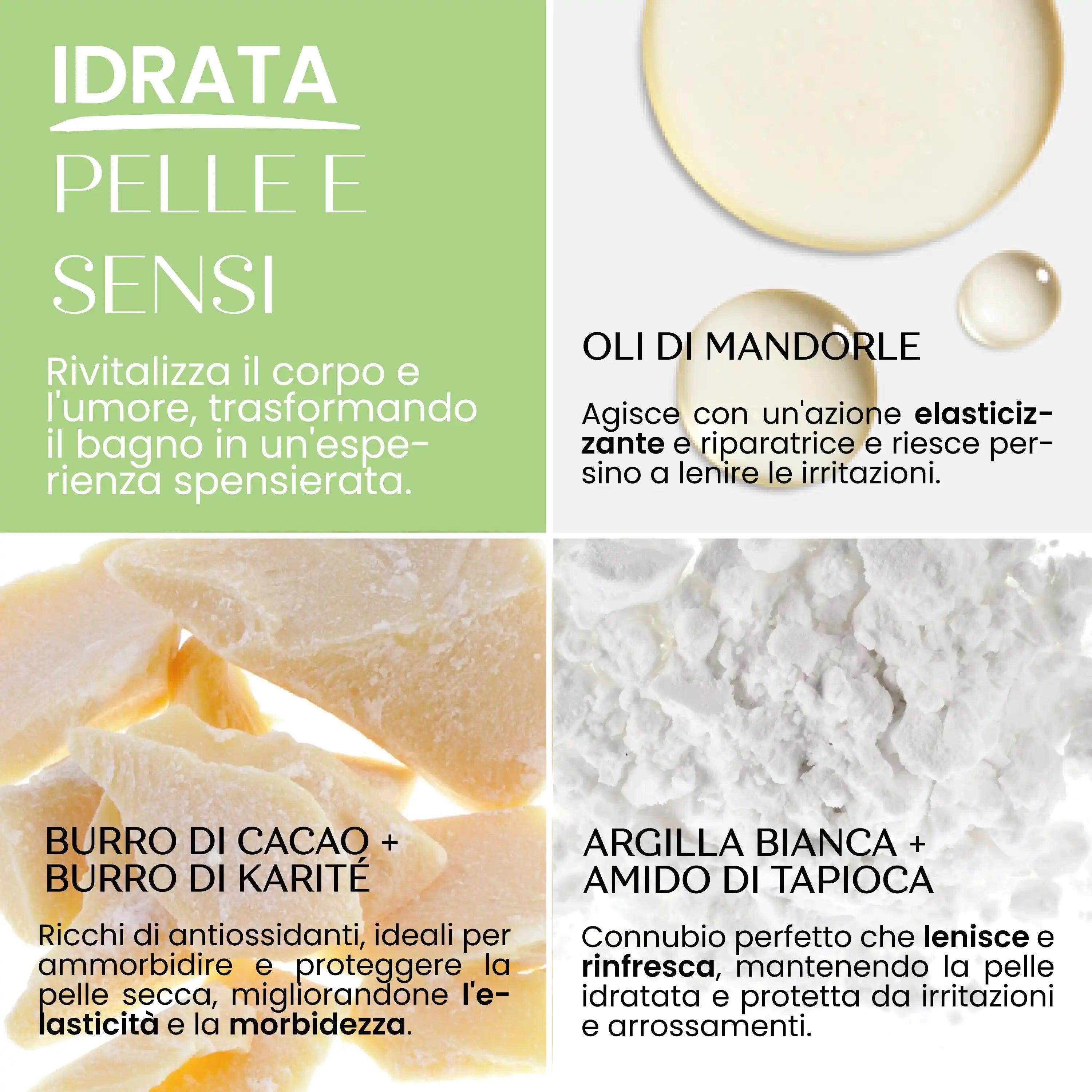 Bomba Da Bagno Caramella Bio Con Aroma Di Fiori