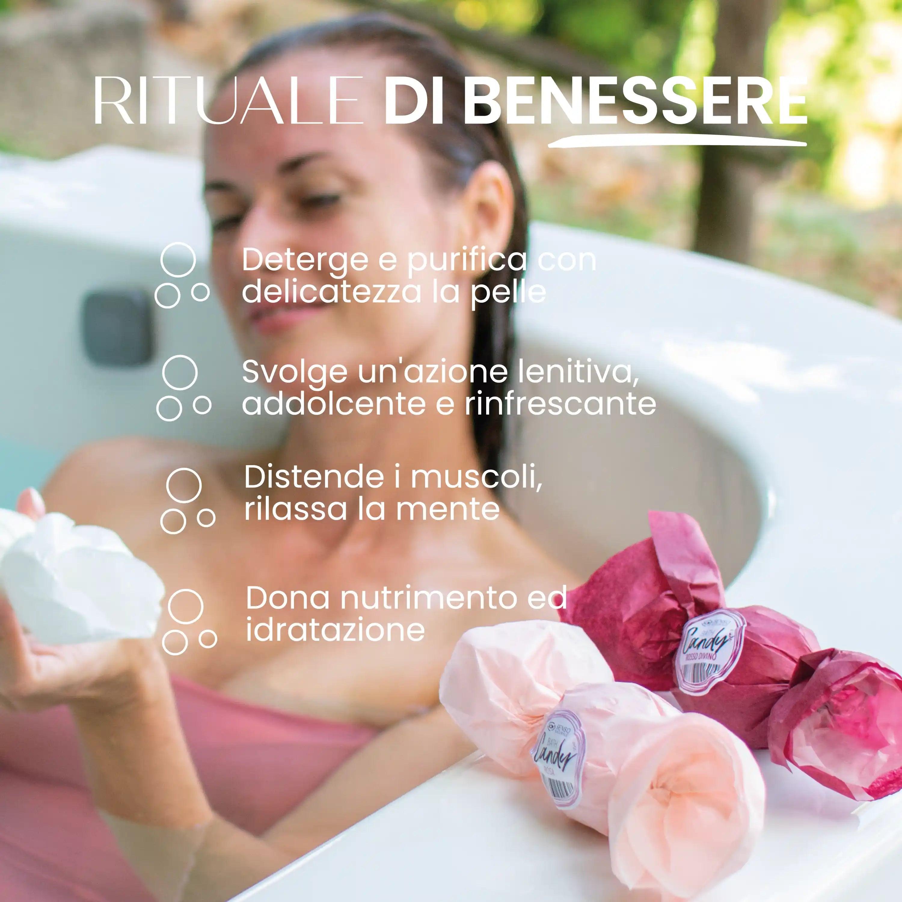 Bomba Da Bagno Caramella Profumo Cioccolato Gianduia