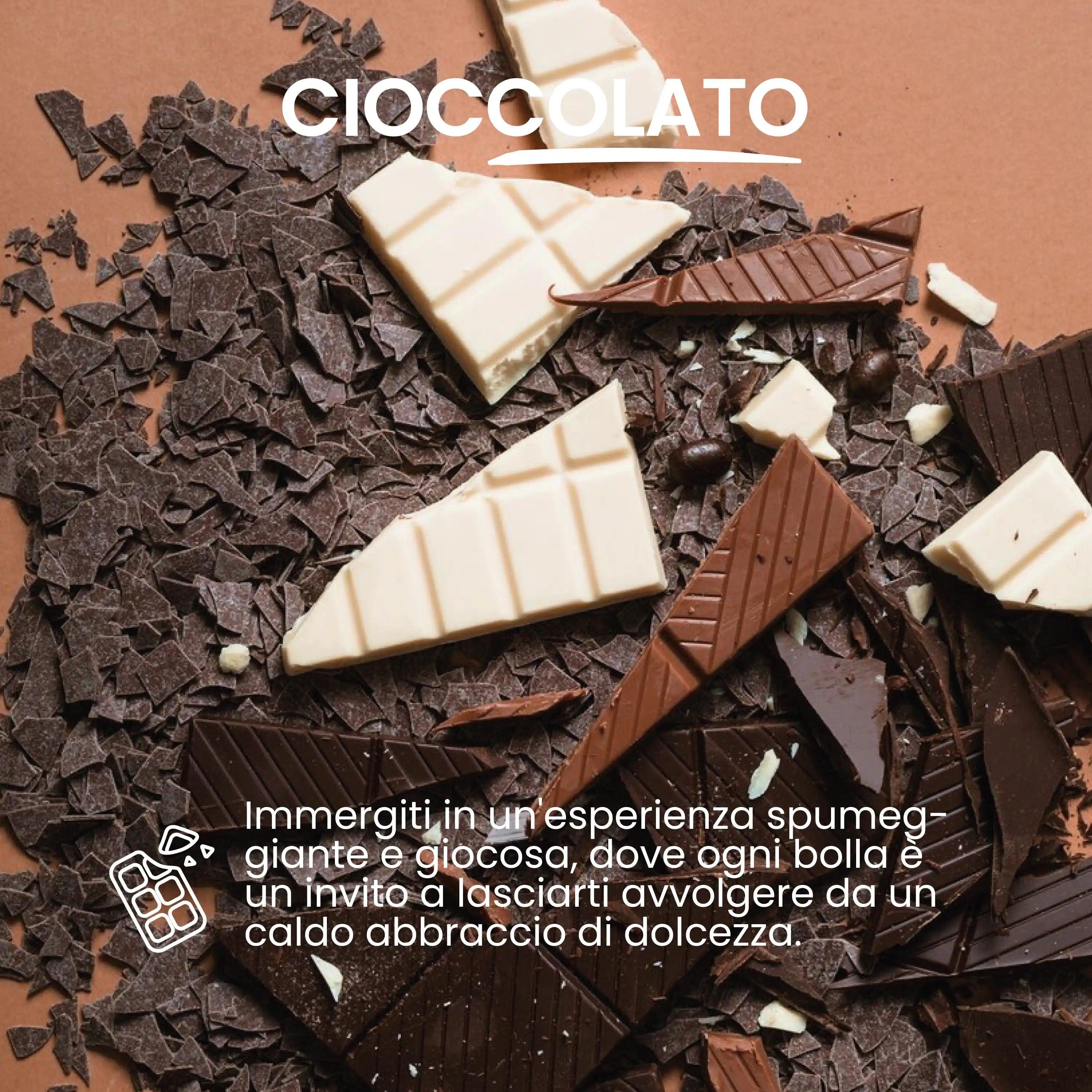 Bomba Da Bagno Naturale Aroma Cioccolato Gianduia