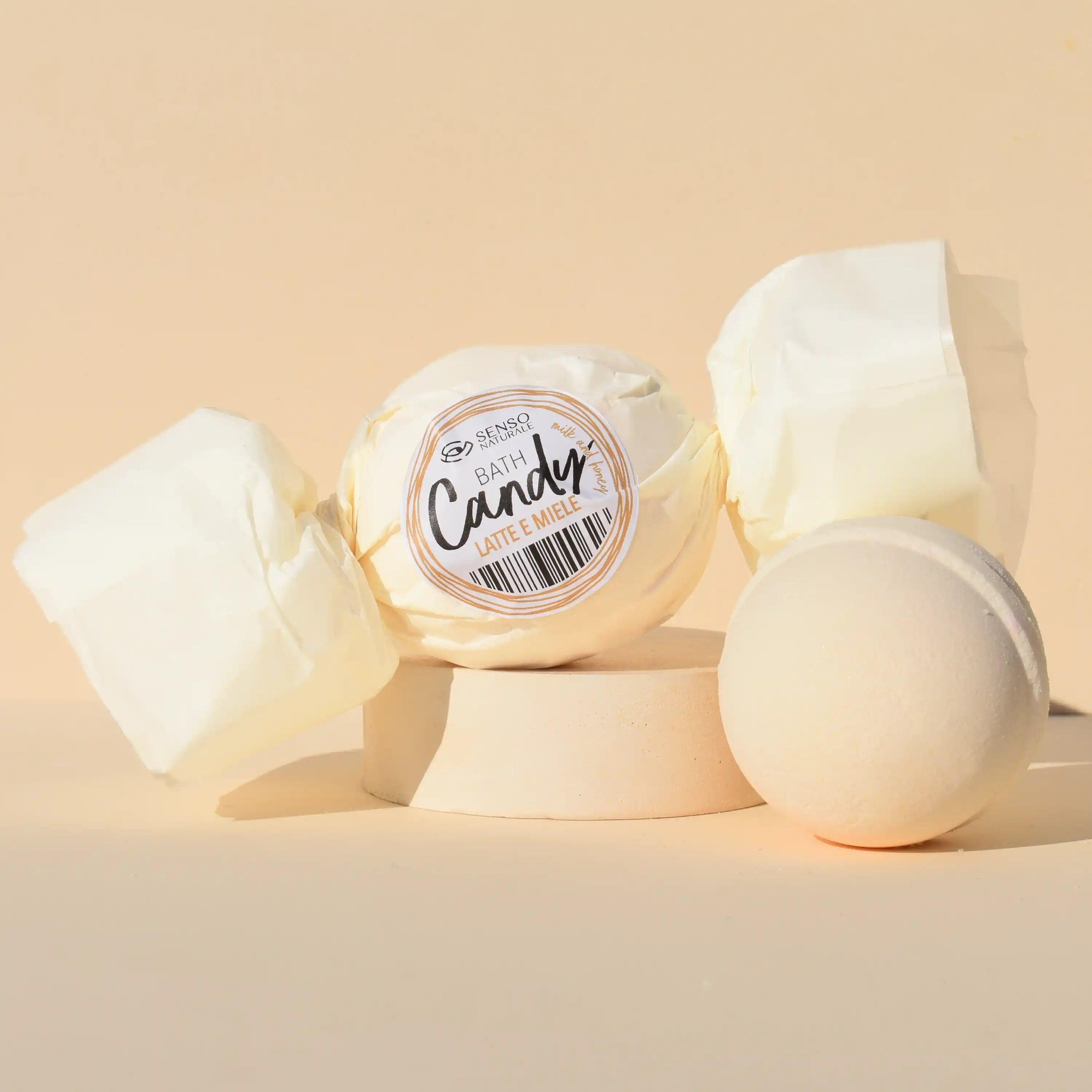 Bomba Da Bagno Profumata Caramella Al Latte E Miele
