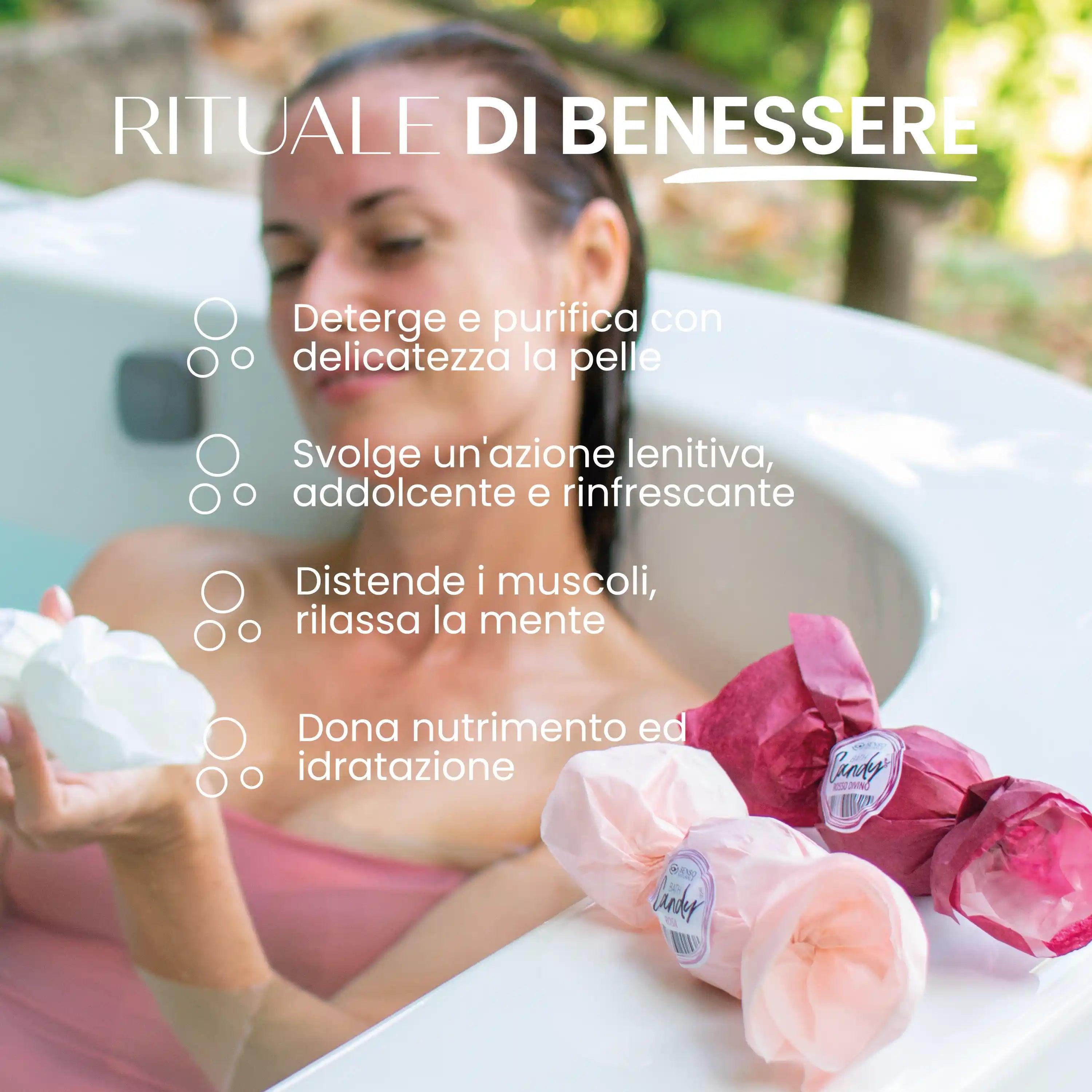 Bomba Da Bagno Profumata Caramella Alle Erbe E Fiori