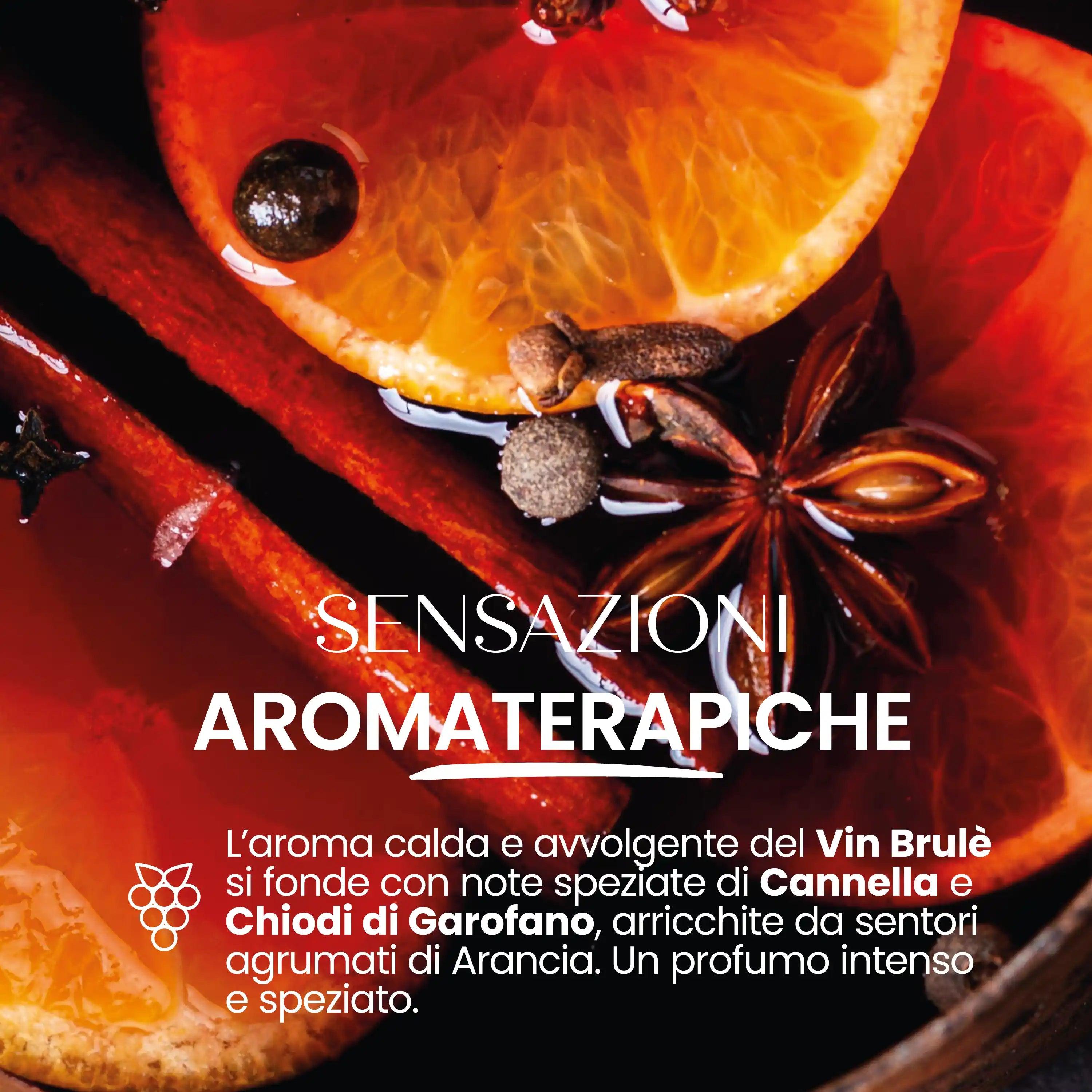 Candela Di Soia Bio Profumo Cannella E Vino Rosso