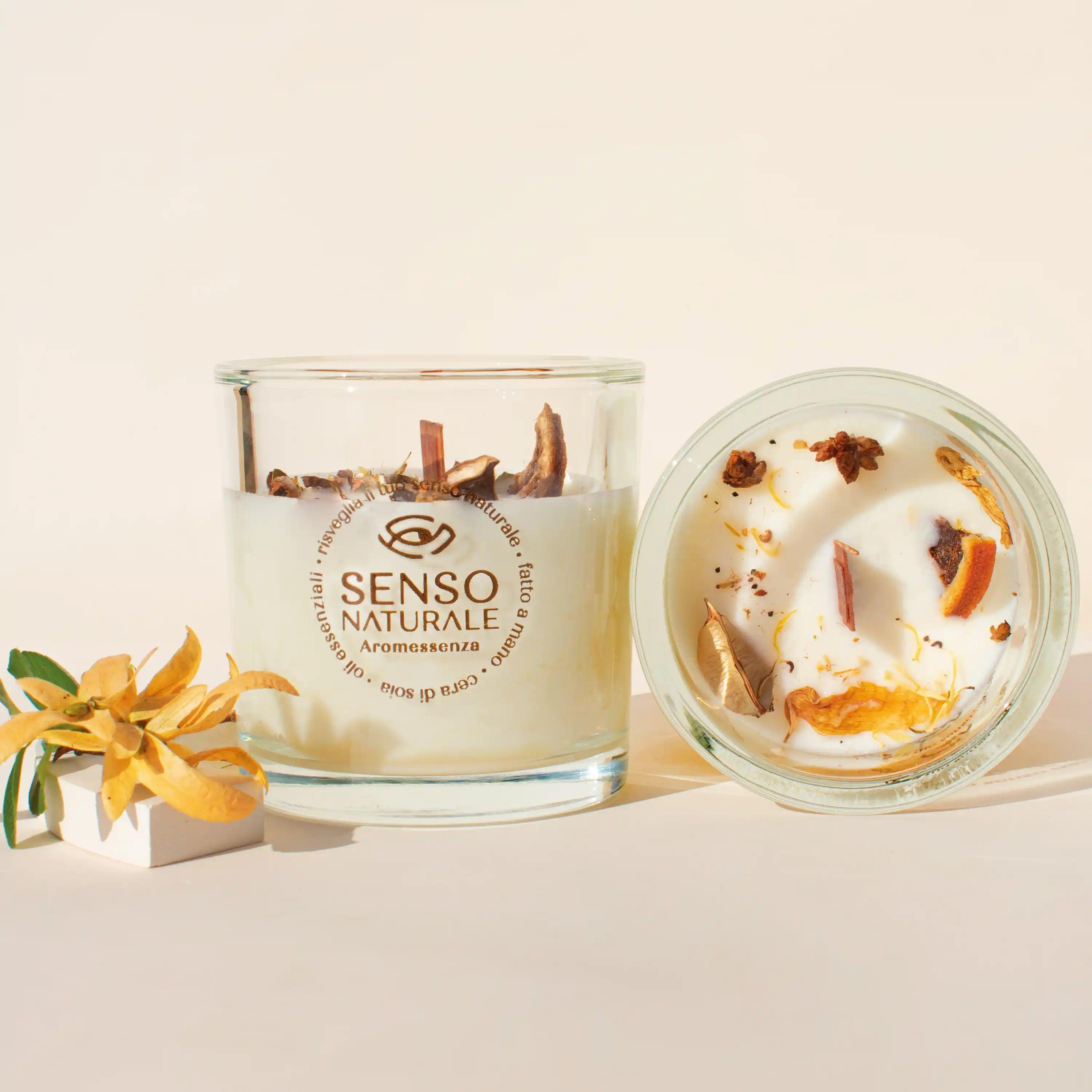 Candela Di Soia Profumata Nirvana Ylang Ylang Neroli