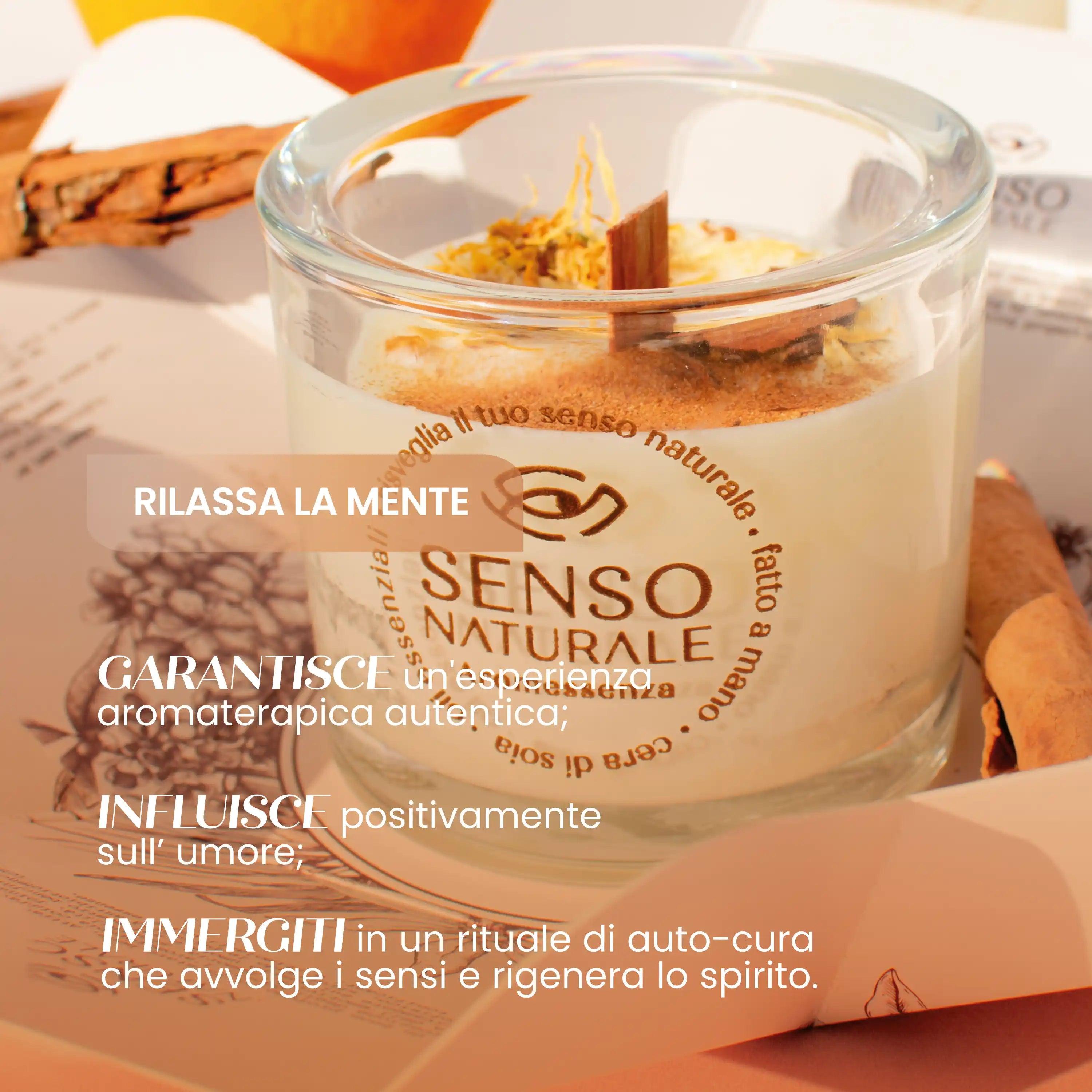 Candela Naturale Bio Arancia E Cannella Media