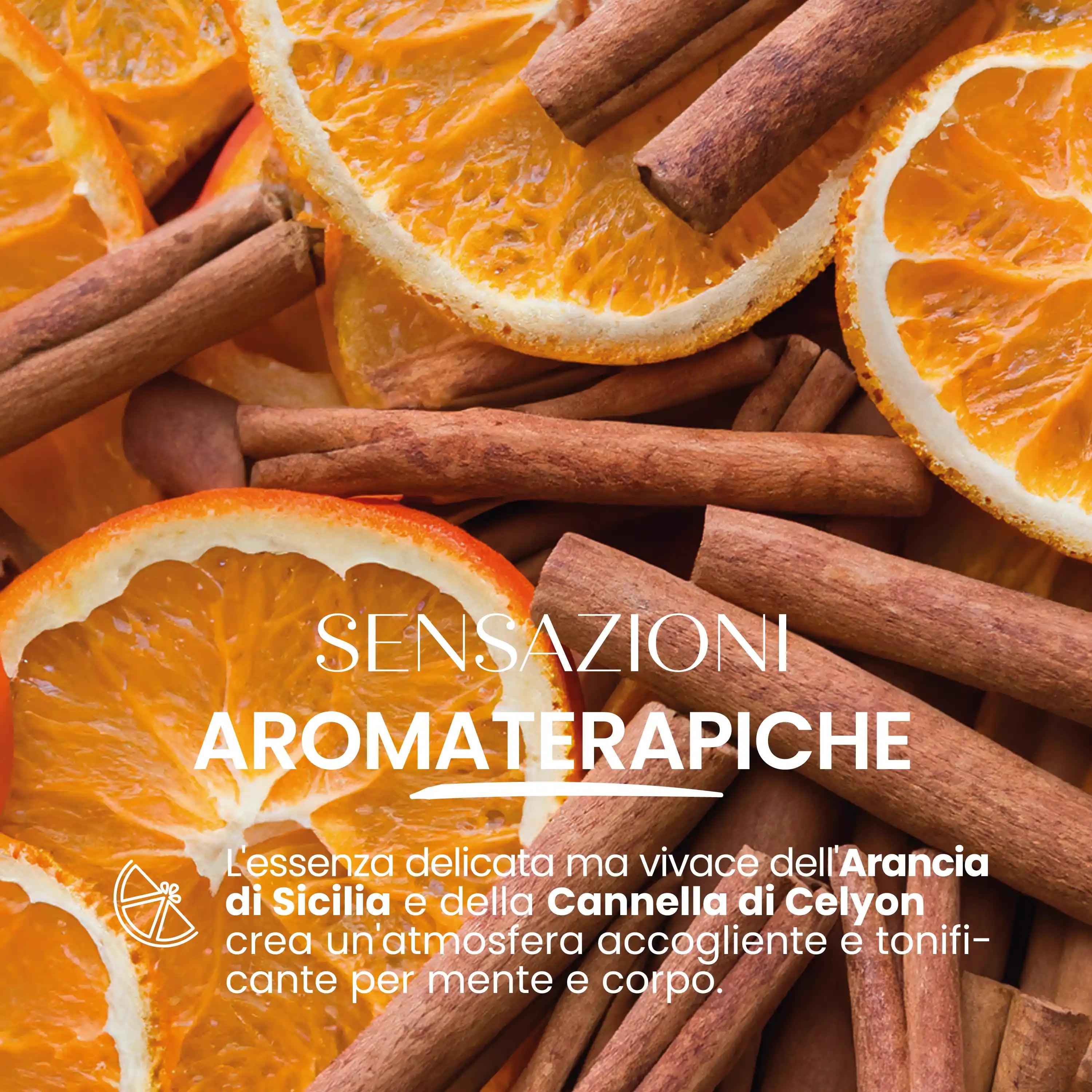 Candela Profumata Arancia E Cannella Media Naturale