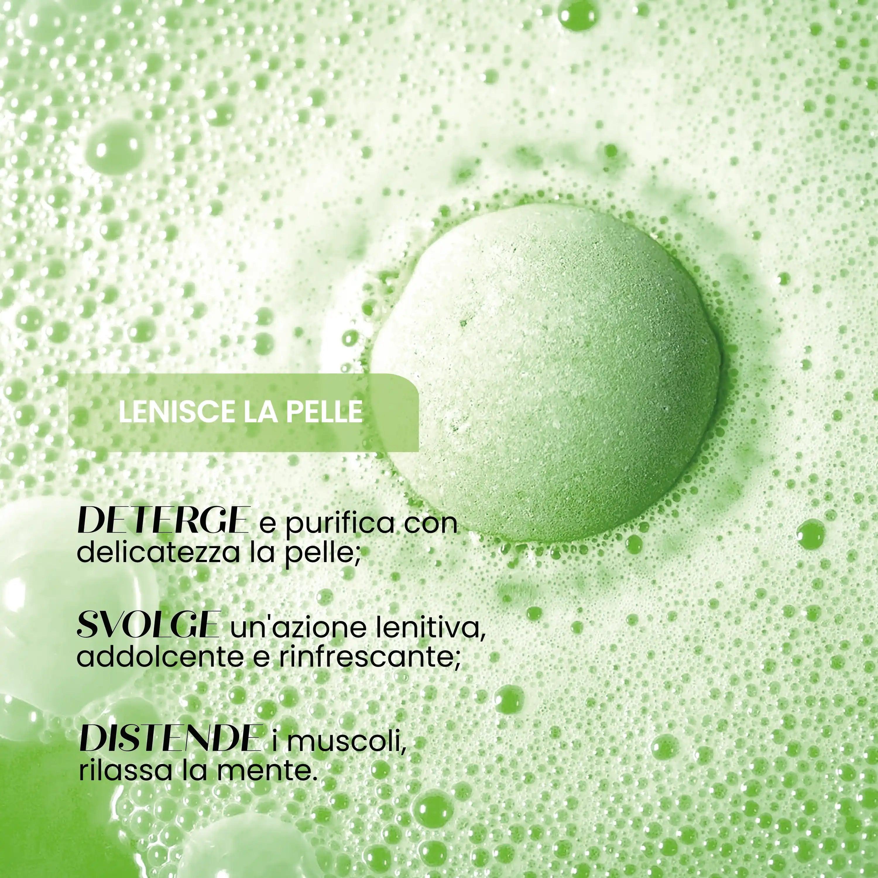 Caramella Bomba Da Bagno Bio Profumo Erbe E Fiori