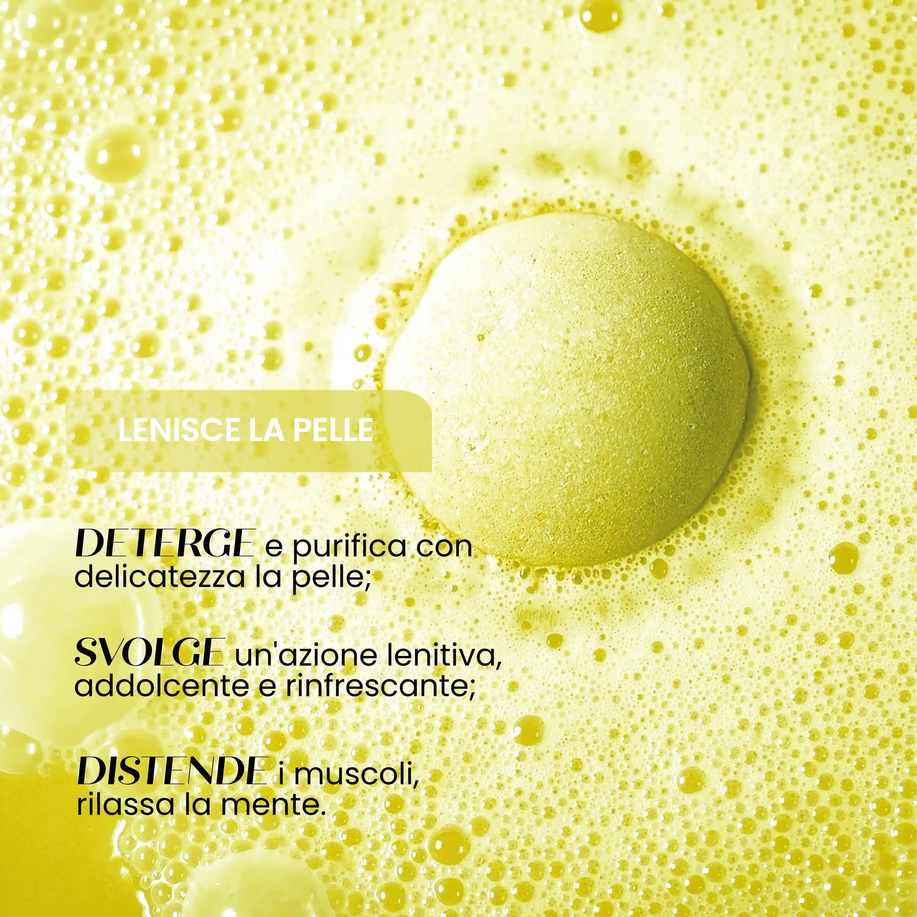 Caramella Bomba Da Bagno Bio Profumo Limone