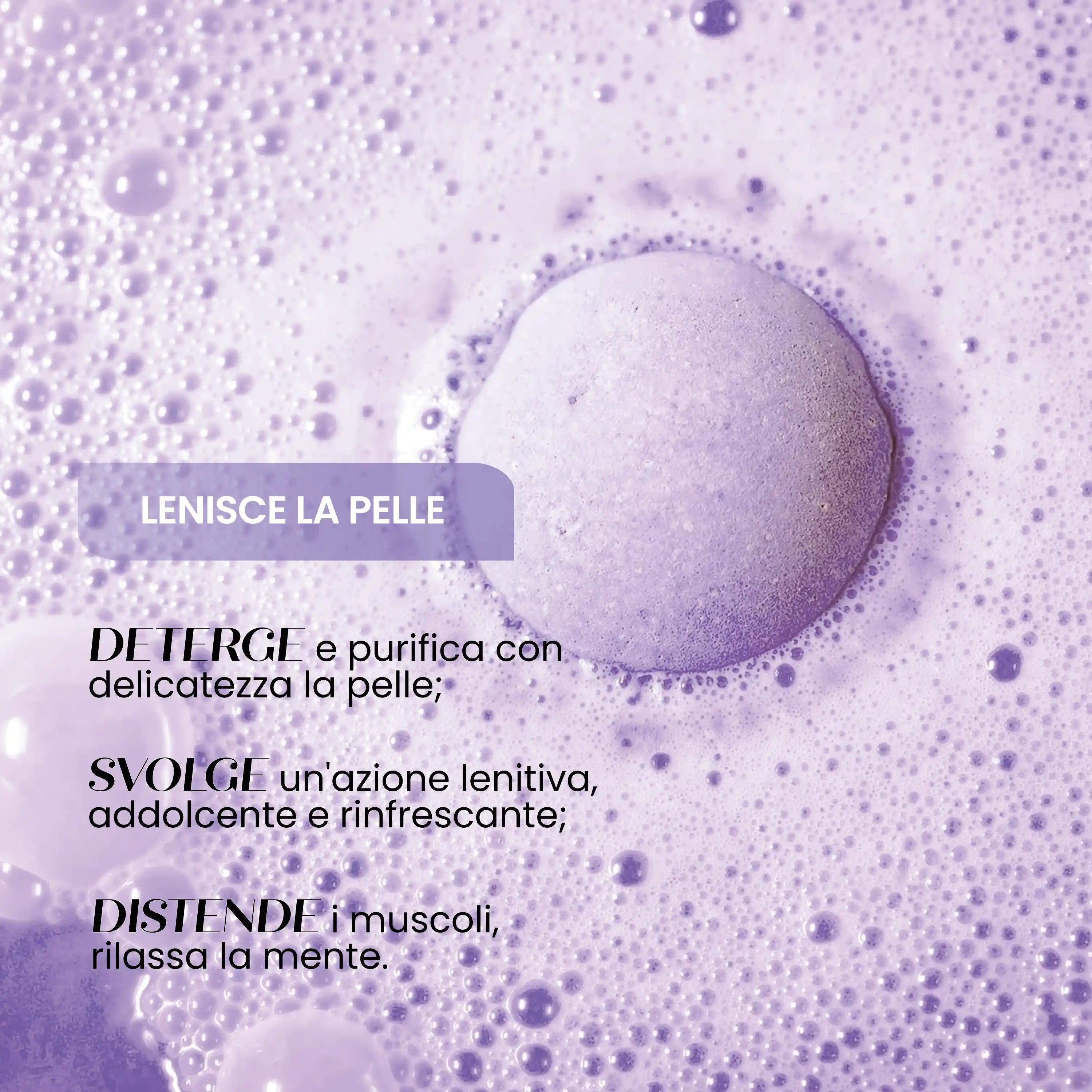 Caramella Bomba Da Bagno Naturale Frutti Di Bosco