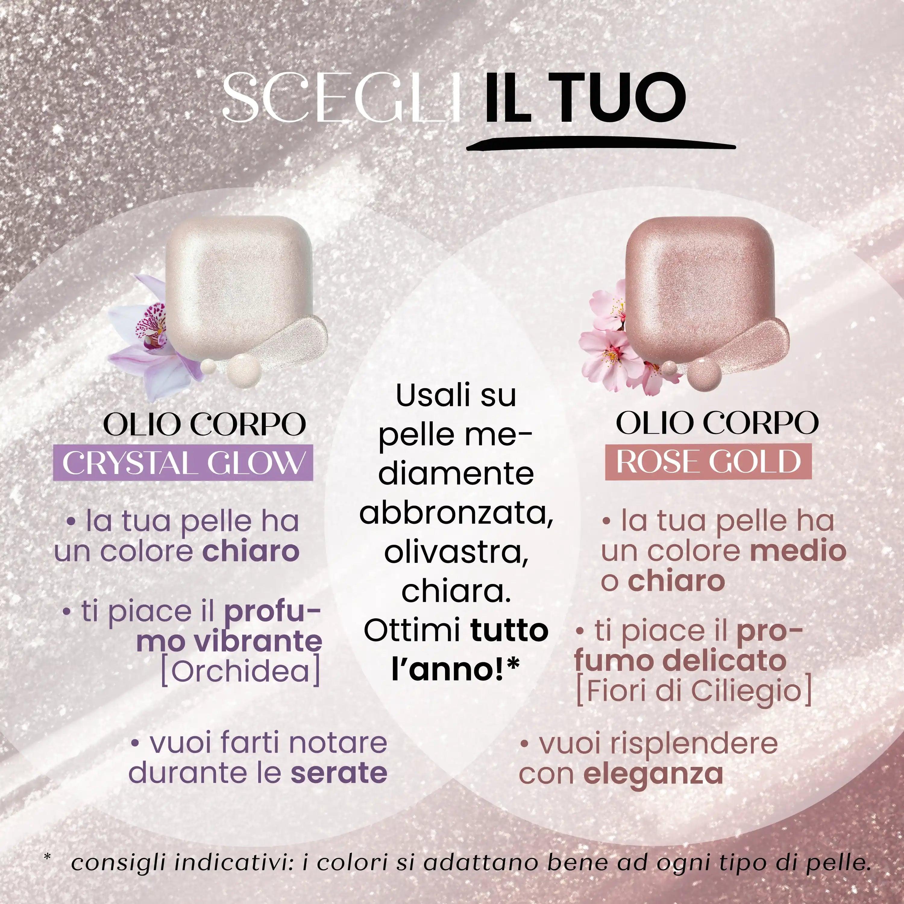 Crema Corpo Crystal Glow Senso Naturale Effetto Luminoso