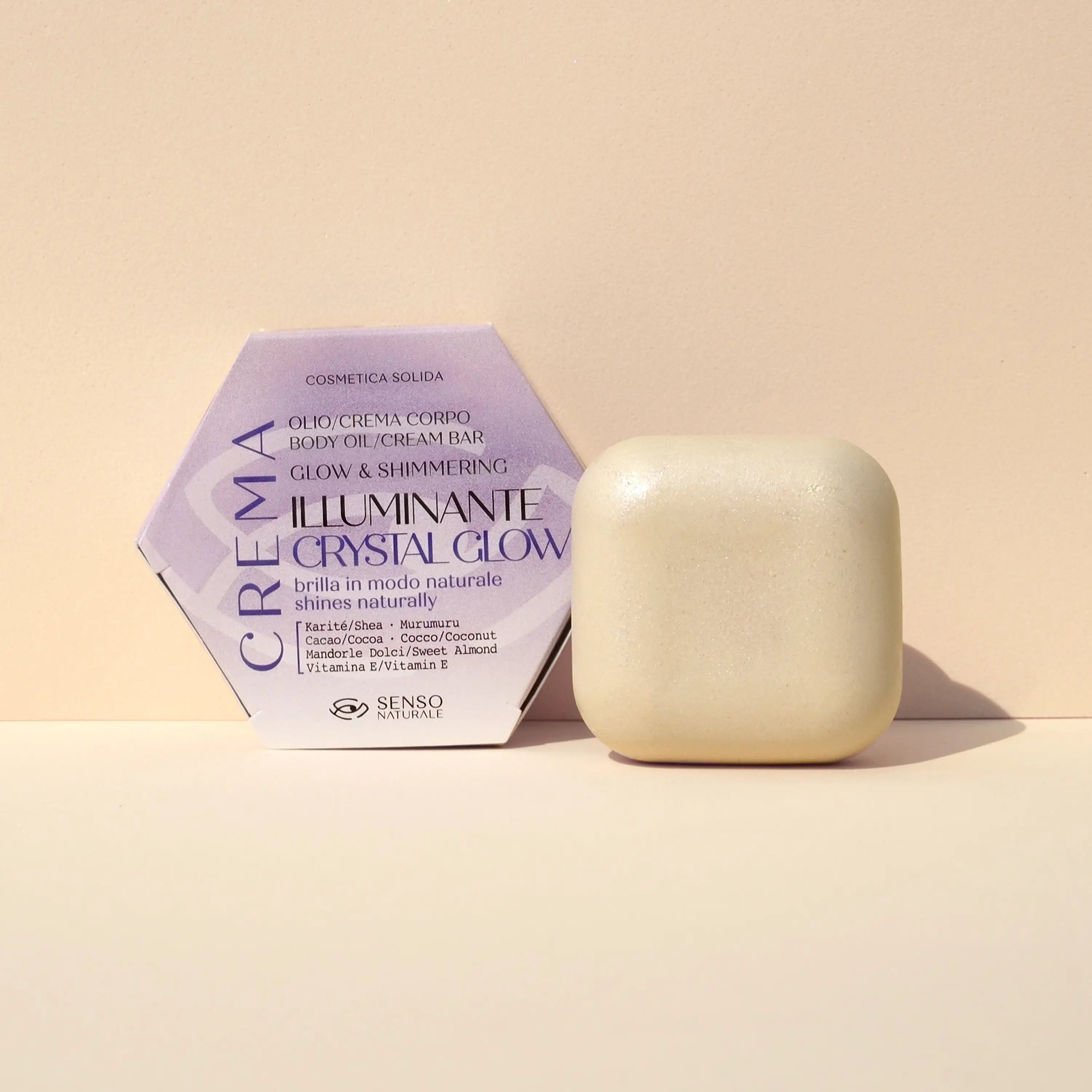 Crema Corpo Illuminante Crystal Glow Senso Naturale