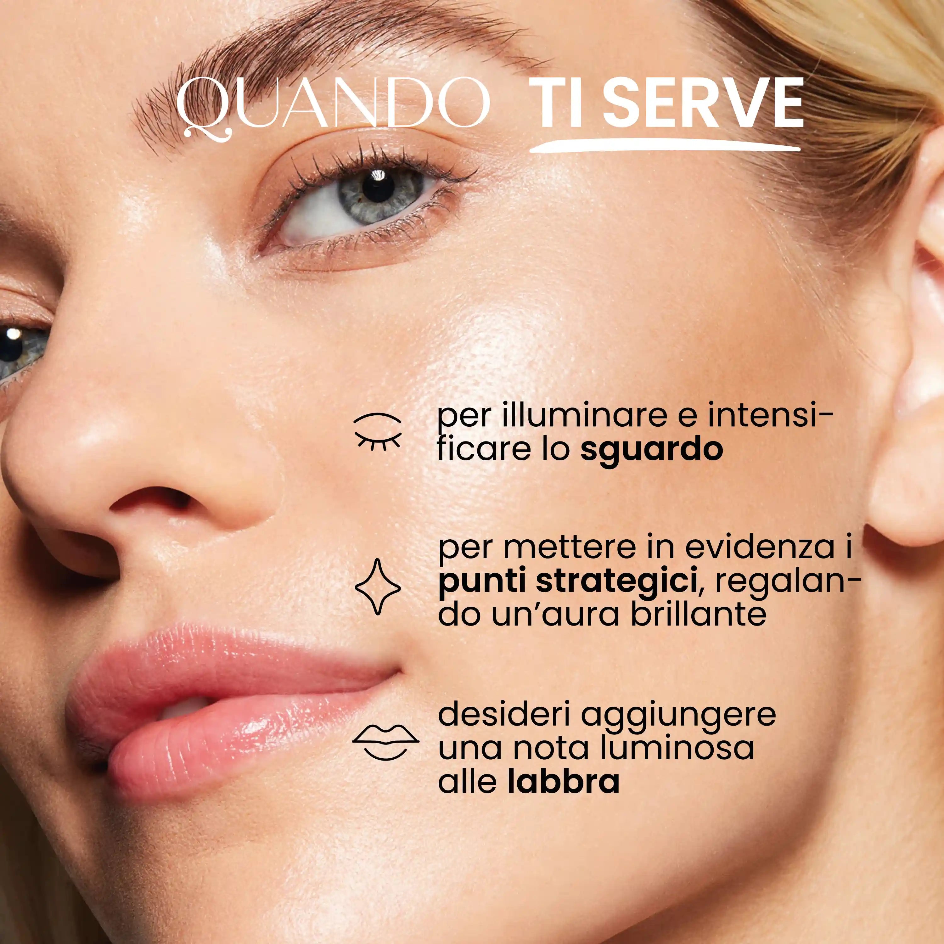 Crystal Glow Illuminante Viso Stick Effetto Luce