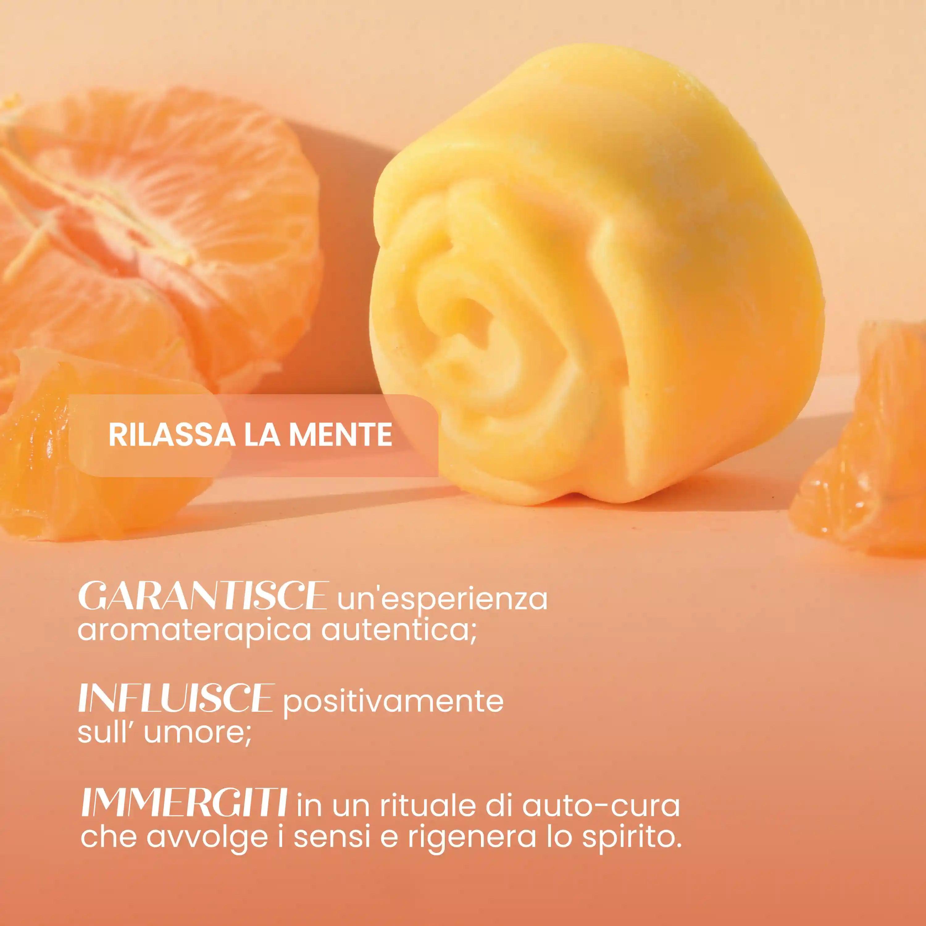 Essenza Solida Bio Profumo Vaniglia E Mandarino Sicilia