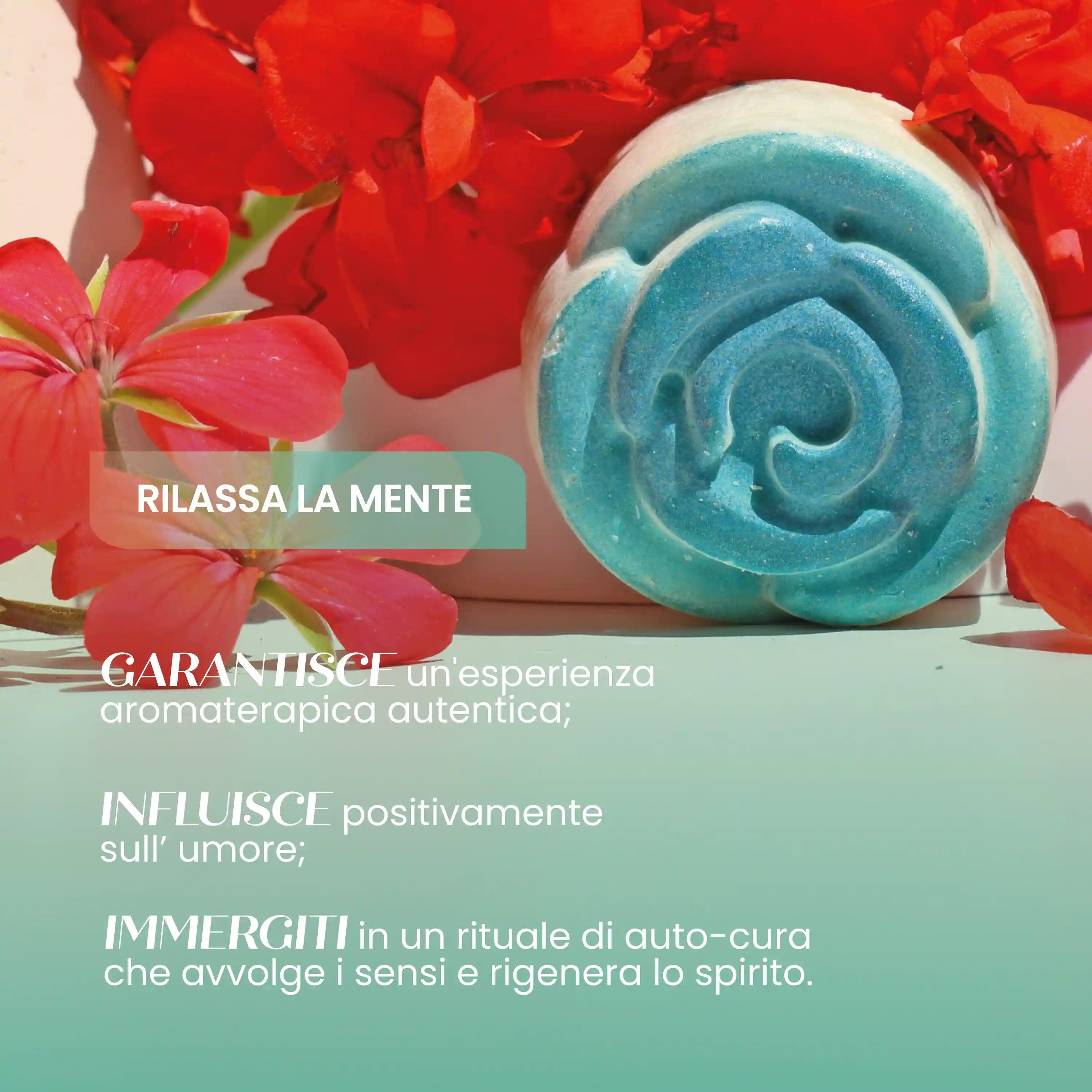 Essenza Solida Naturale Geranio Rosa Antizanzare Bio