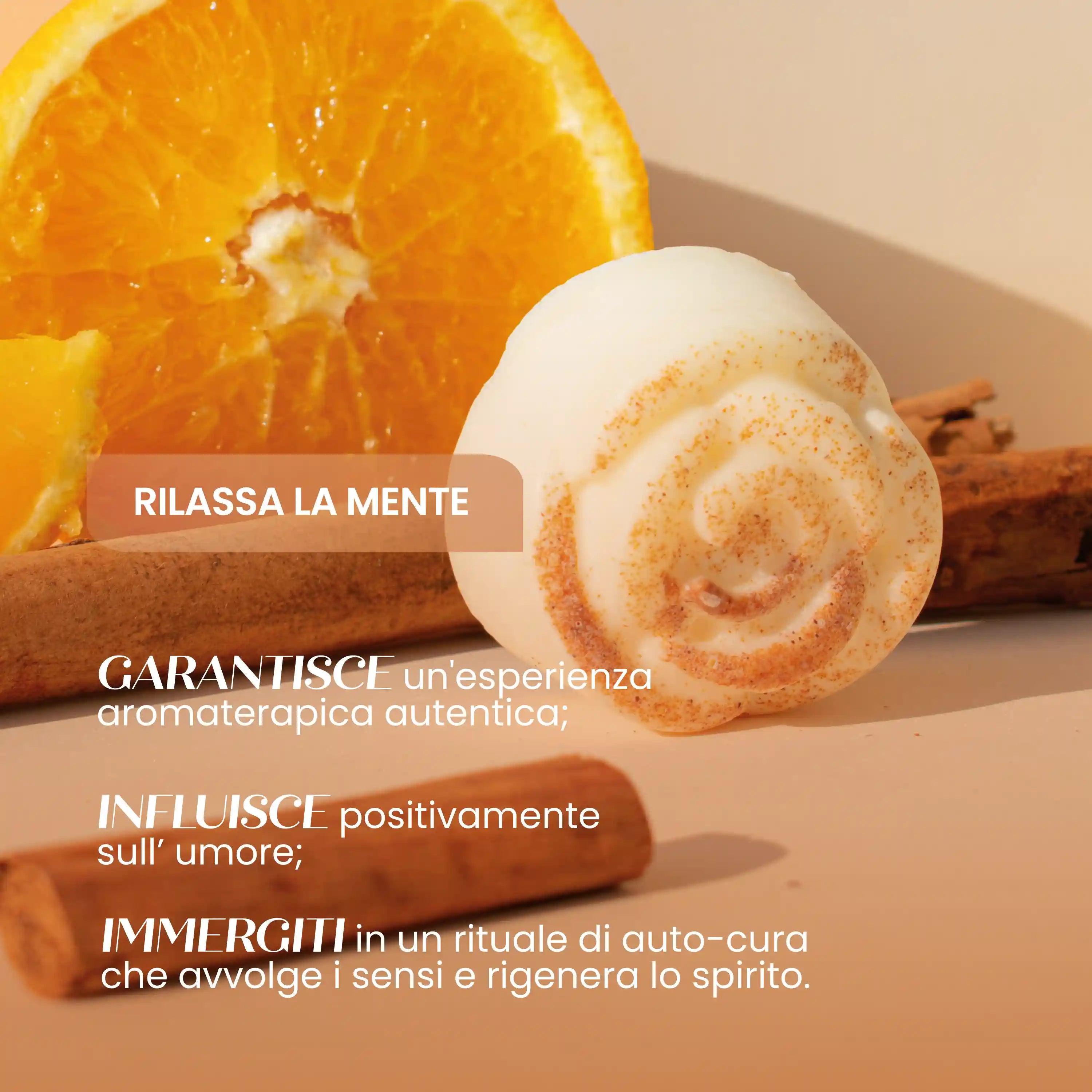 Essenza Solida Rosa Profumata Arancia E Cannella