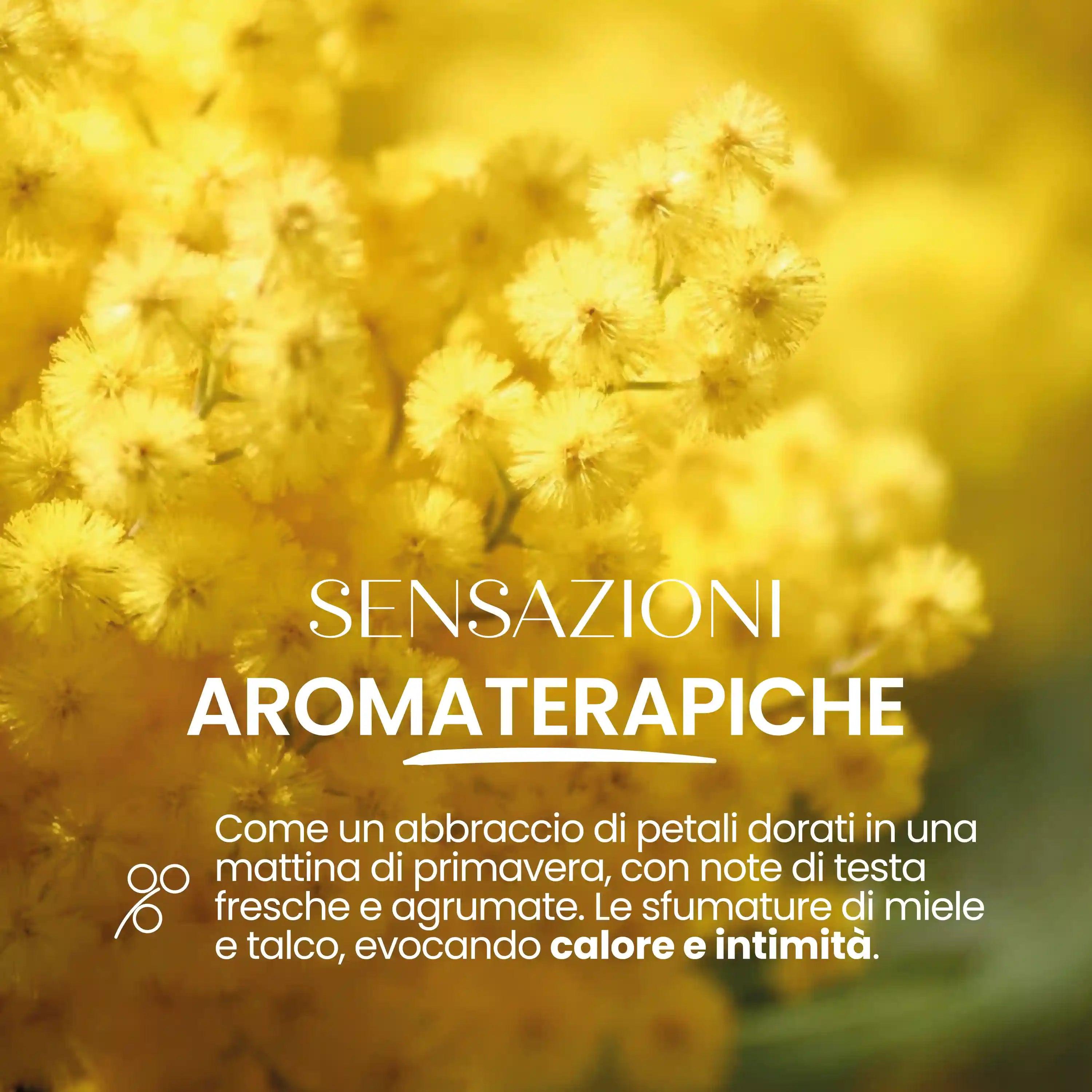 Essenza Solida Rosa Profumata Mimosa Bio Naturale