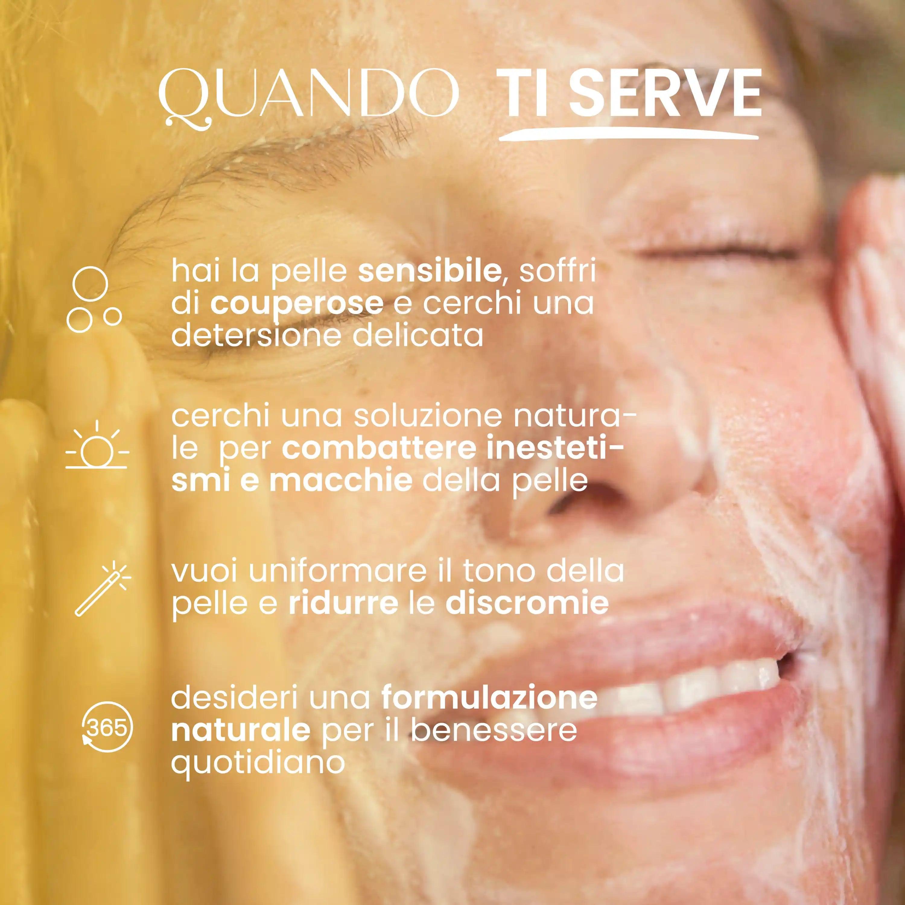 Formula Naturale Per Viso Luminoso E Chiaro