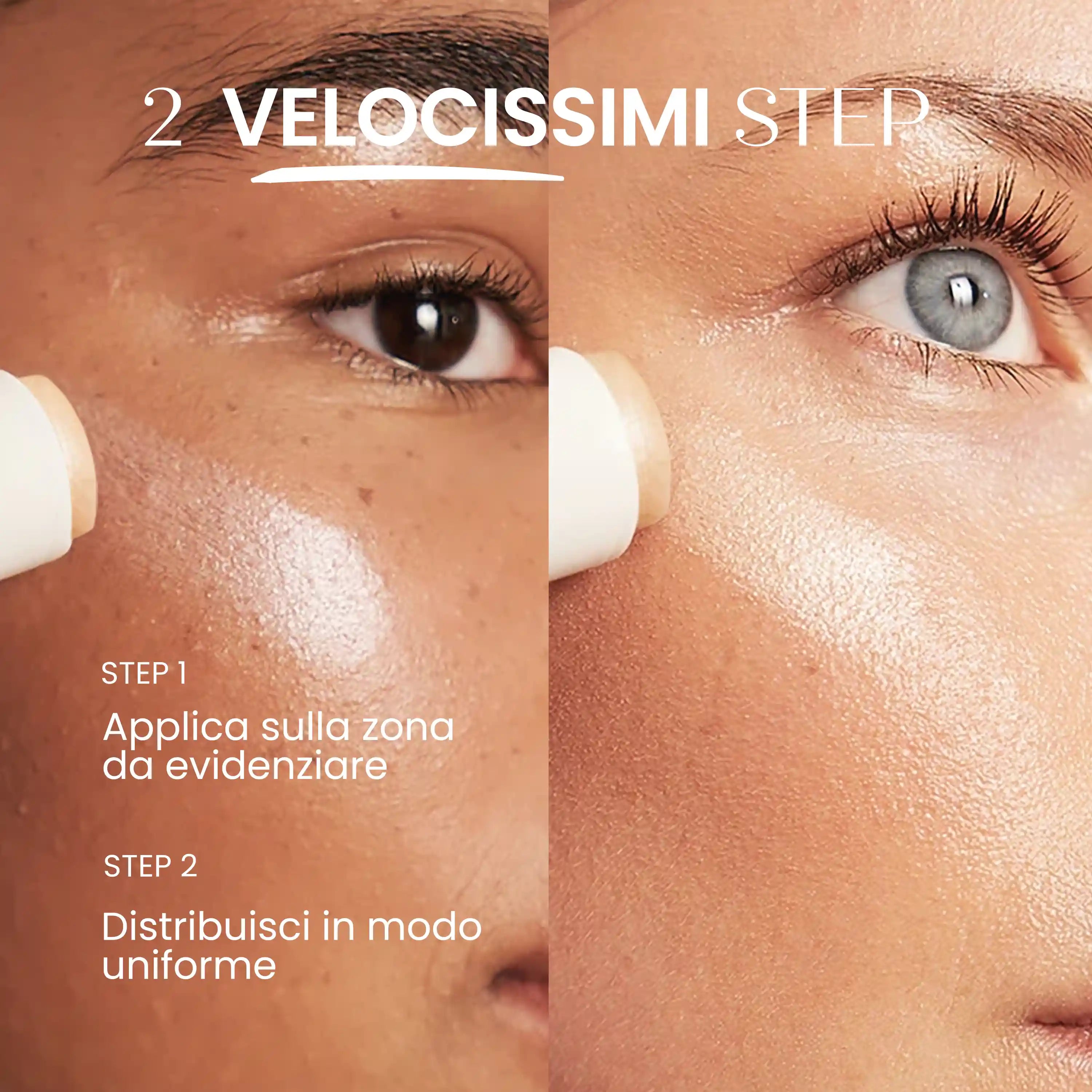 Glow Stick Viso Naturale Effetto Cristallino