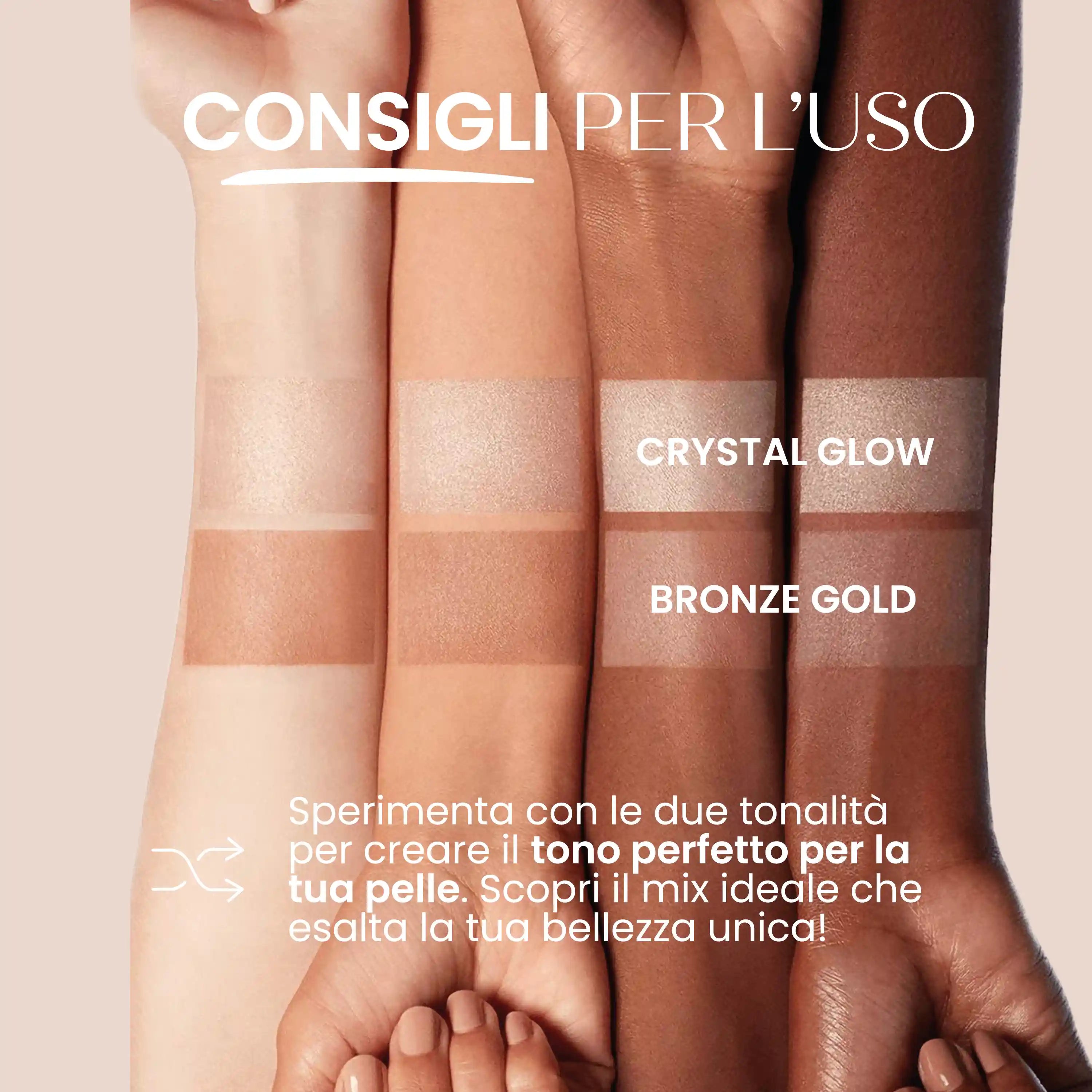 Glow Stick Viso Naturale Effetto Dorato Abbronzato