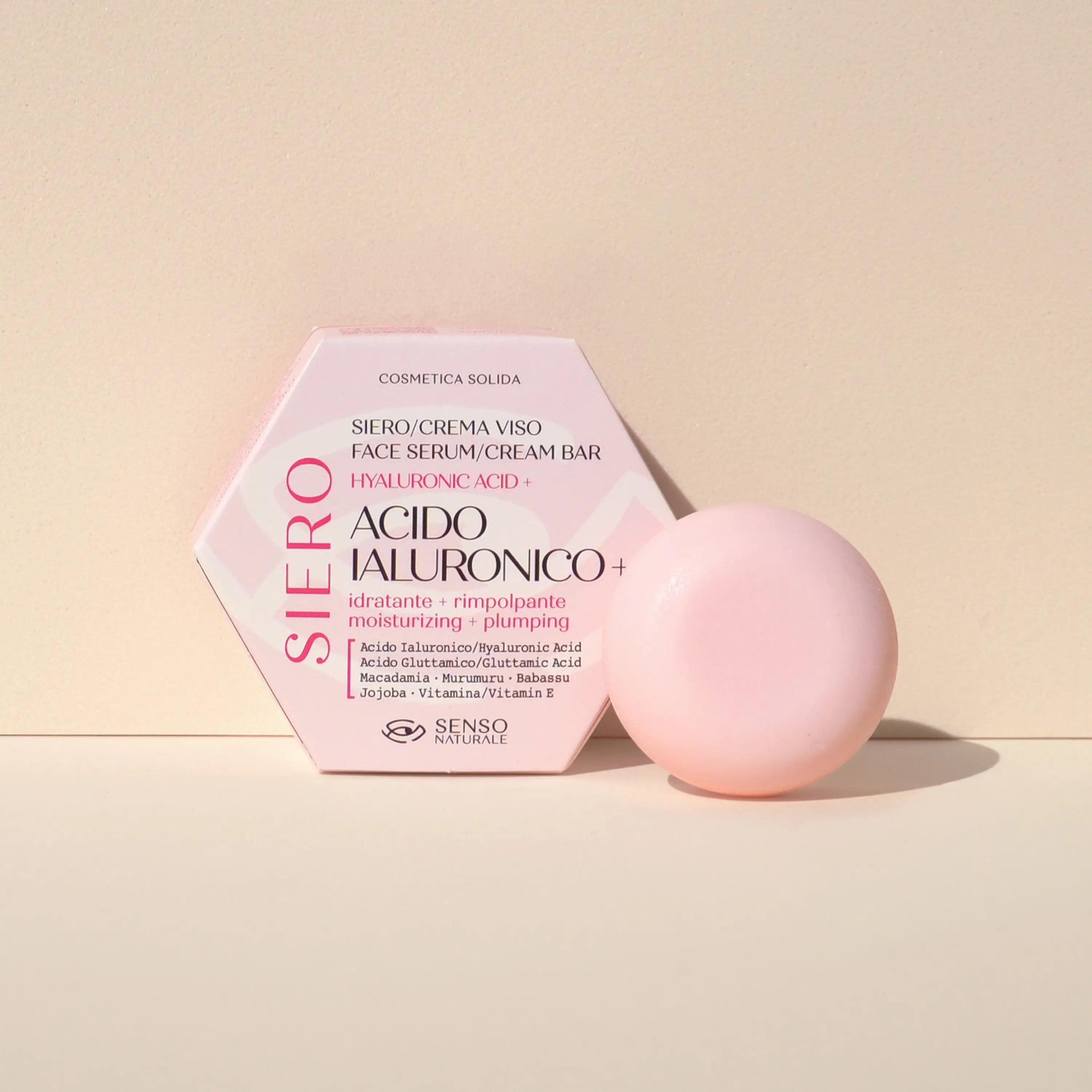 Idratazione viso con acido ialuronico naturale