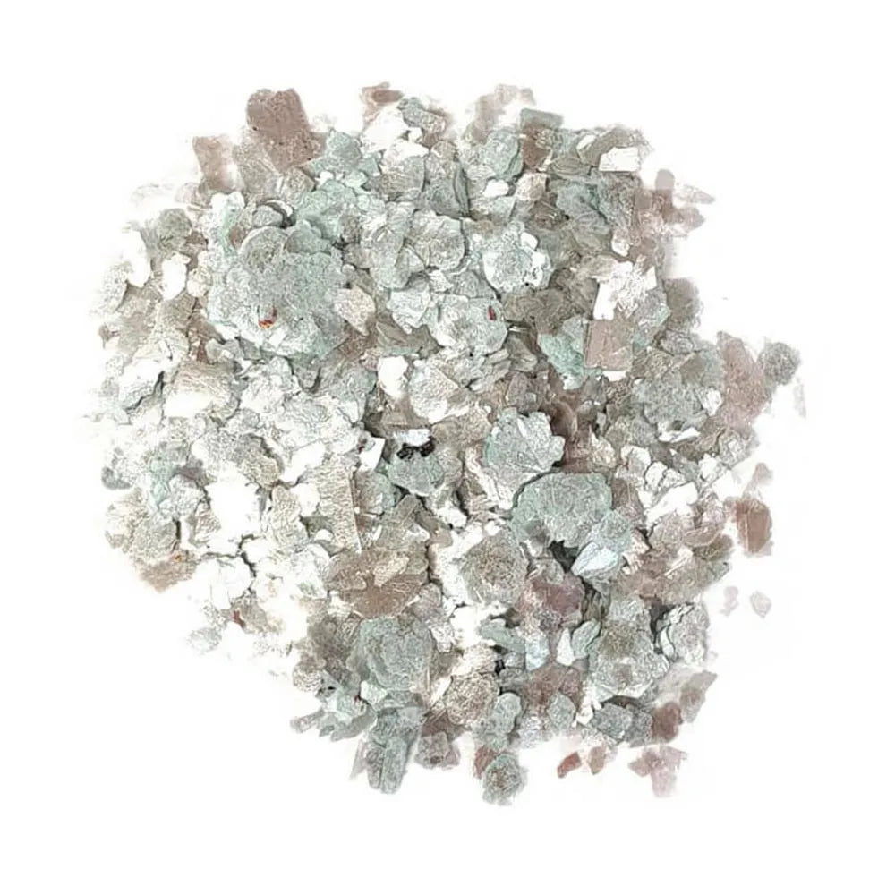 Polvere di mica naturale minerale shimmer con effetto luminoso e brillantezza dorata per uso cosmetico
