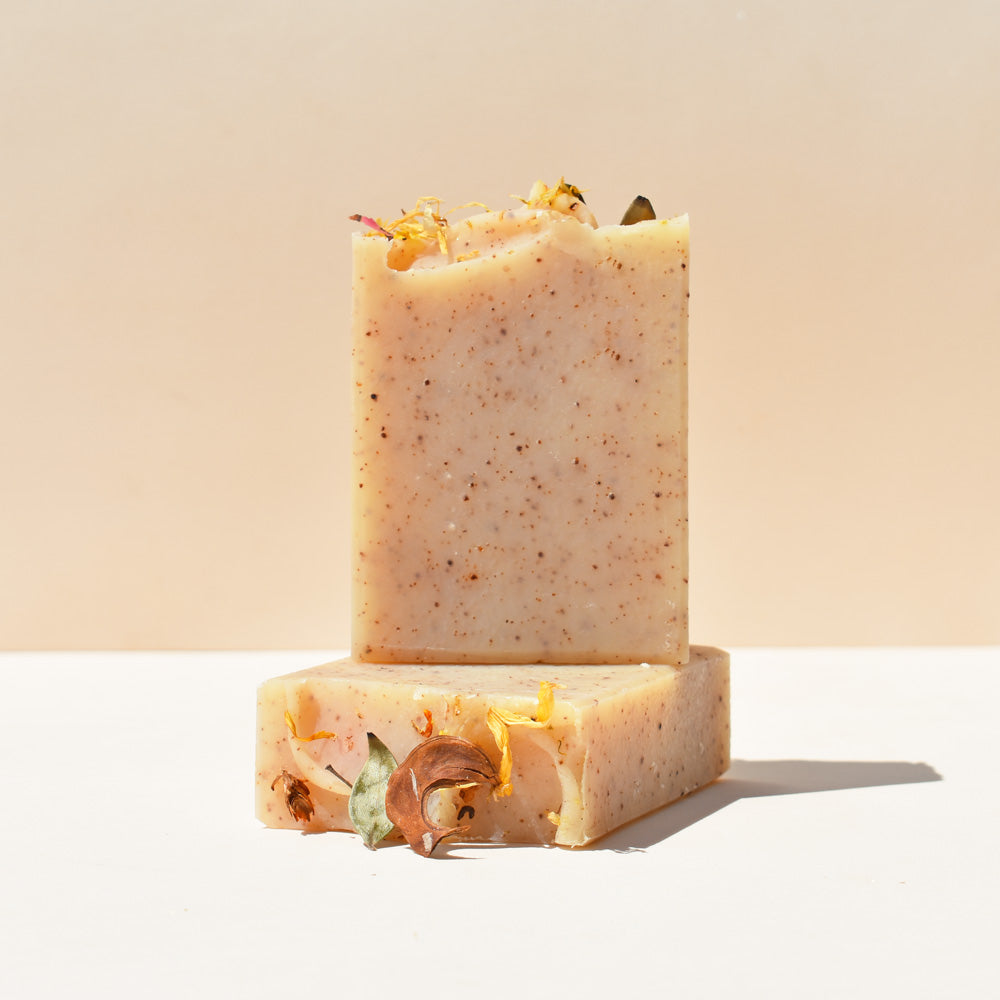 Orange and Cinnamon Body Scrub Balm