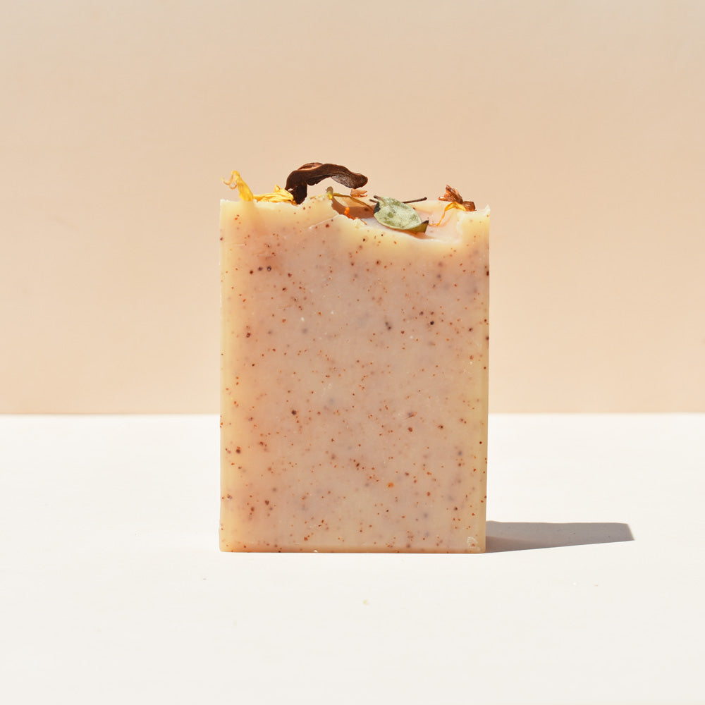 Orange and Cinnamon Body Scrub Balm