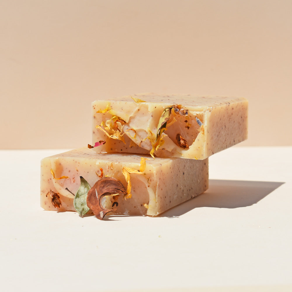 Orange and Cinnamon Body Scrub Balm