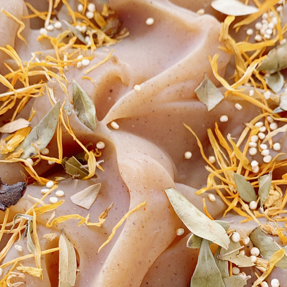 Orange and Cinnamon Body Scrub Balm