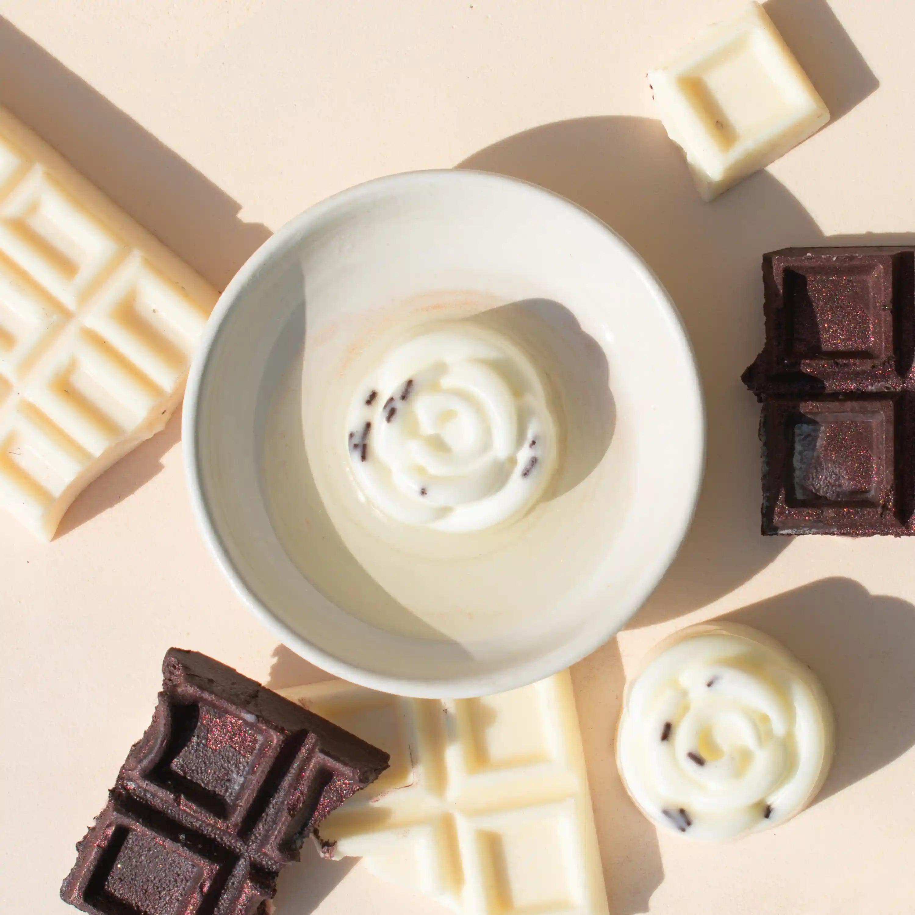 Profumo Solido Naturale Rosa Cioccolato Dolce Bio