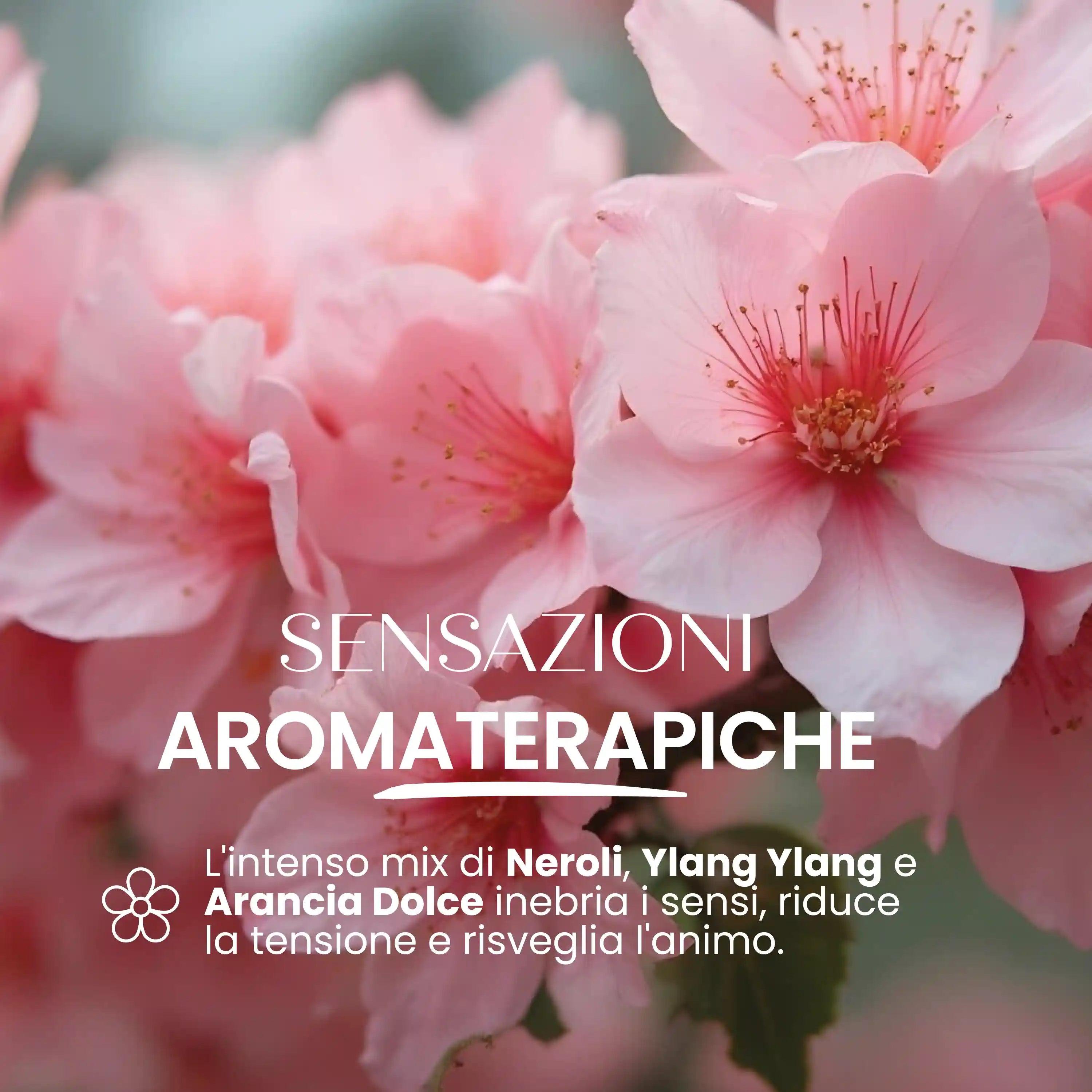 Profumo Solido Naturale Rosa Fiori Di Ciliegio Bio