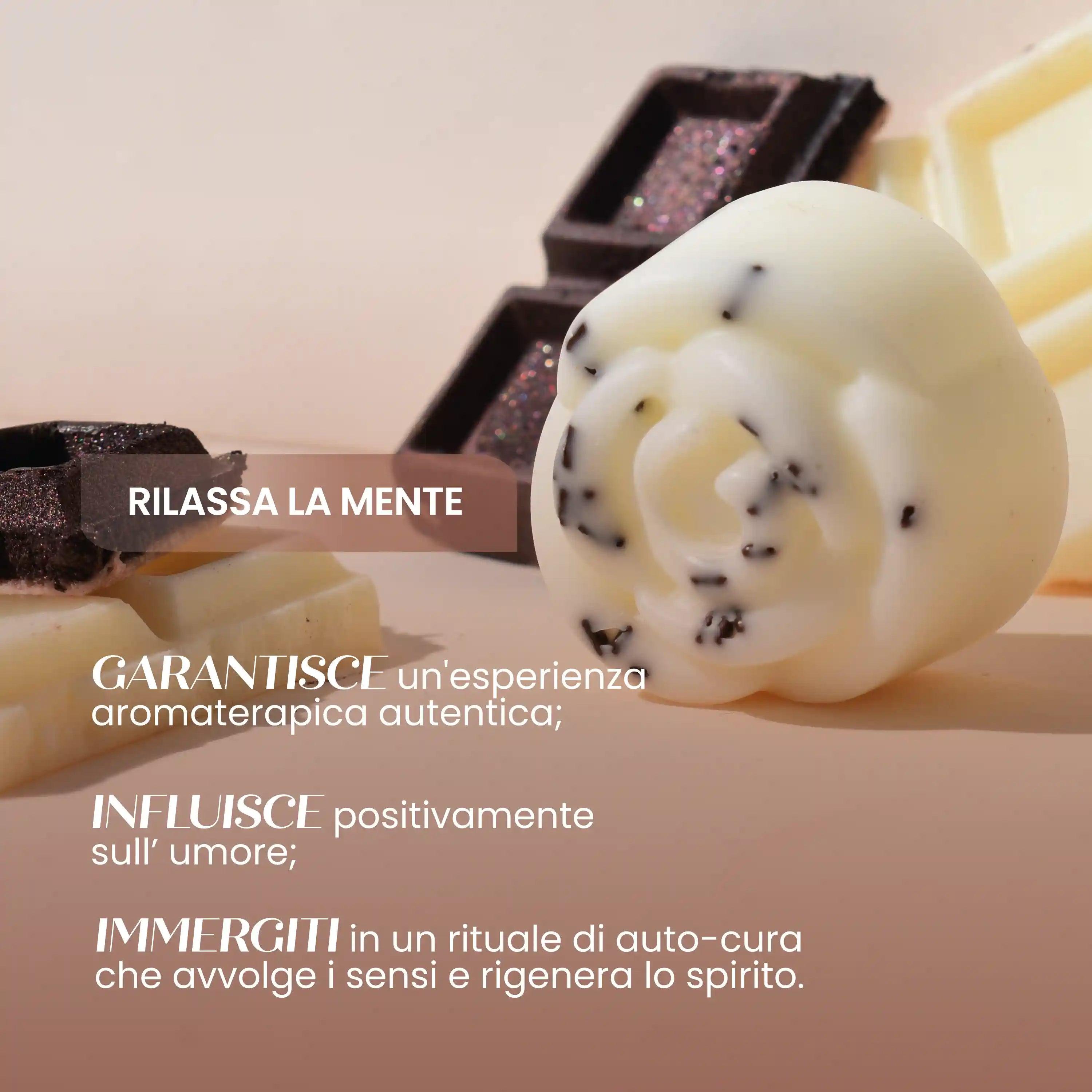 Rosa Profumata Bio Essenza Solida Al Cioccolato