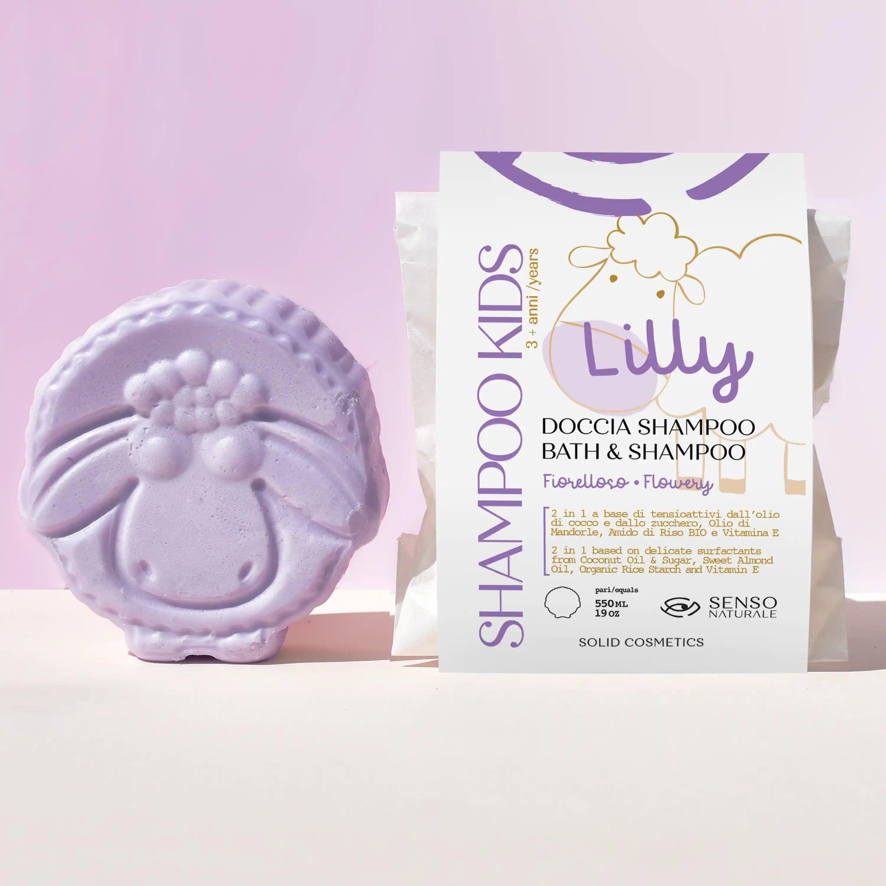 Shampoo Solido Bimbi Profumo Fiore Forma Pecorella