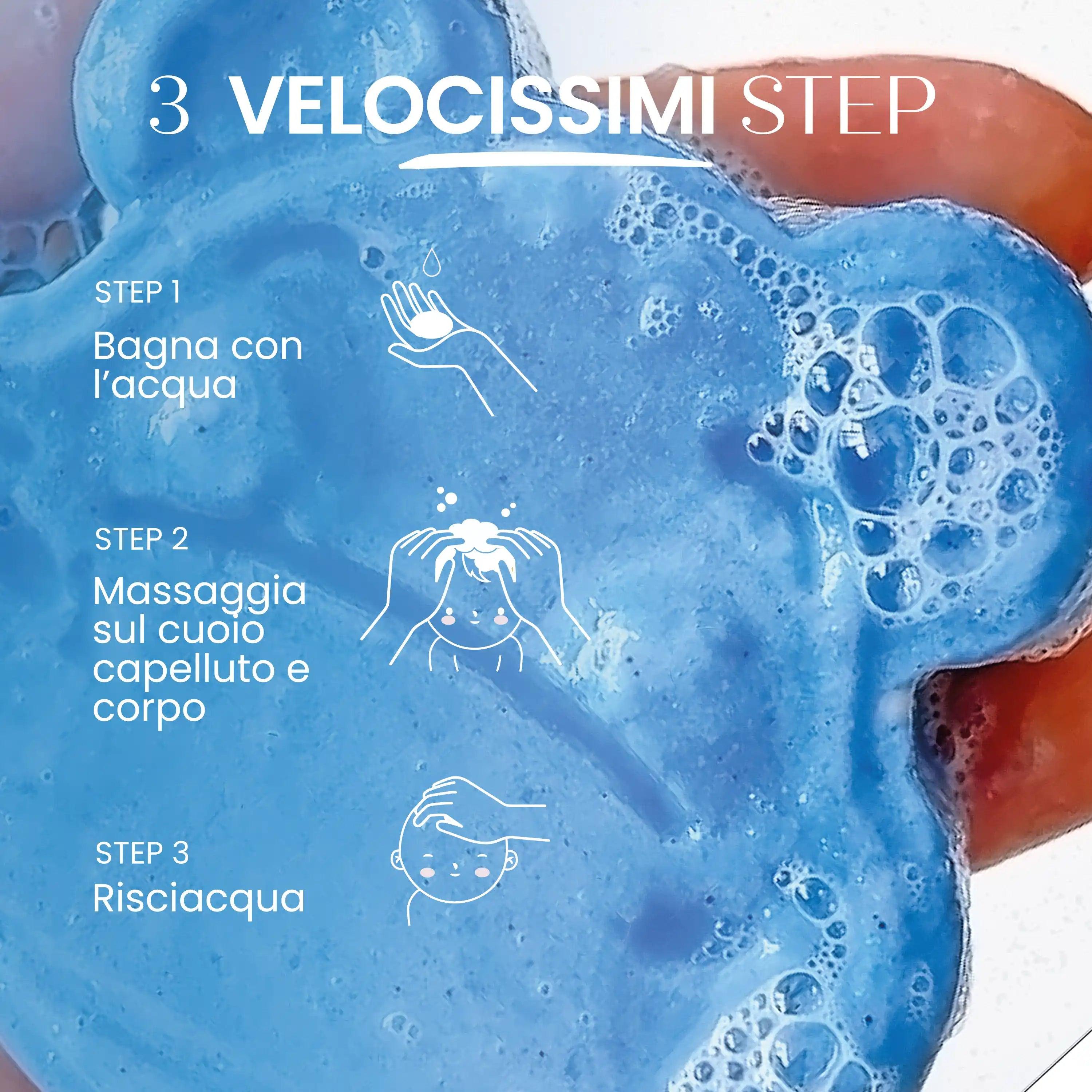 Shampoo Solido Fruttato Bimbi Ippopotamo Ippo Bio