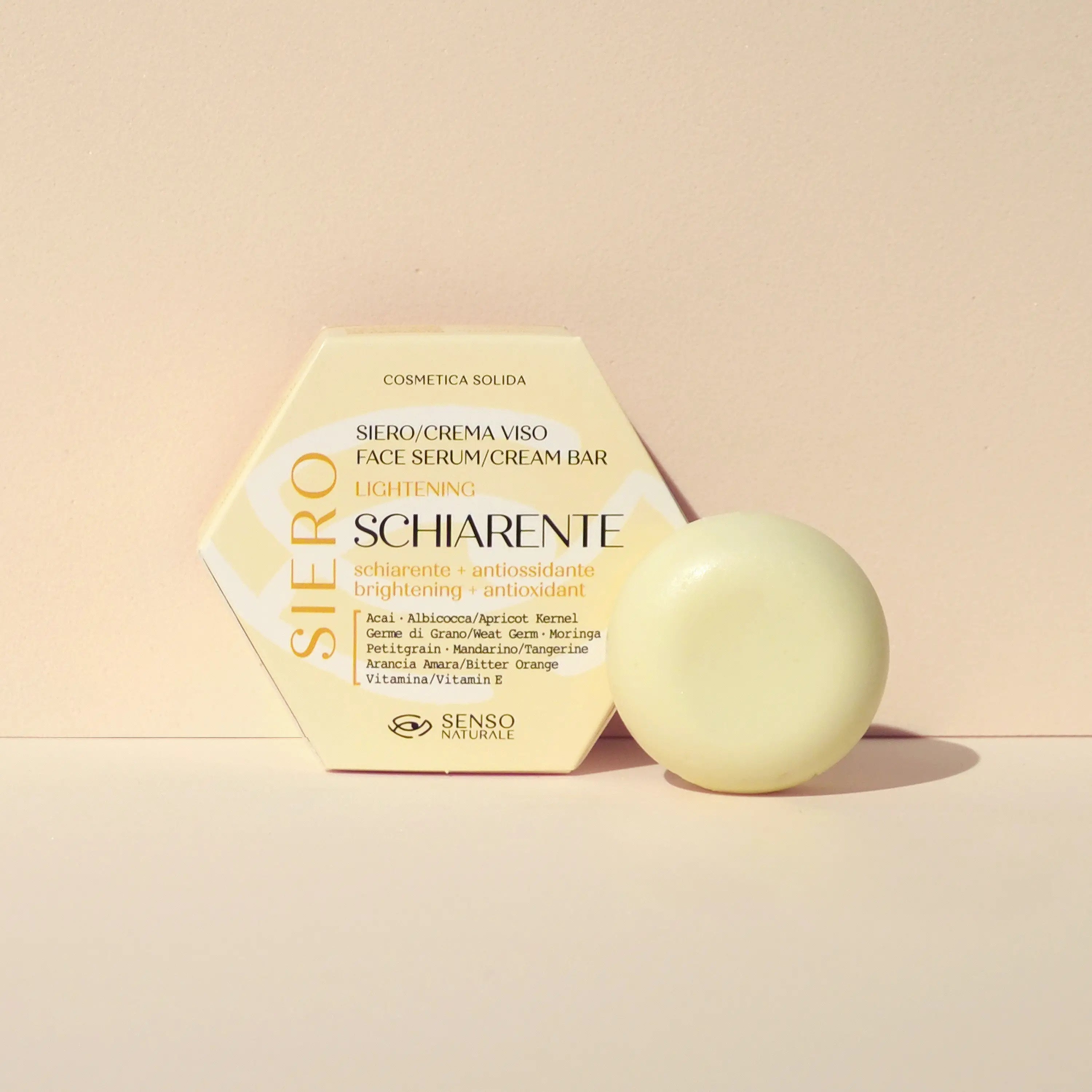Siero anti-macchie viso luminosità naturale