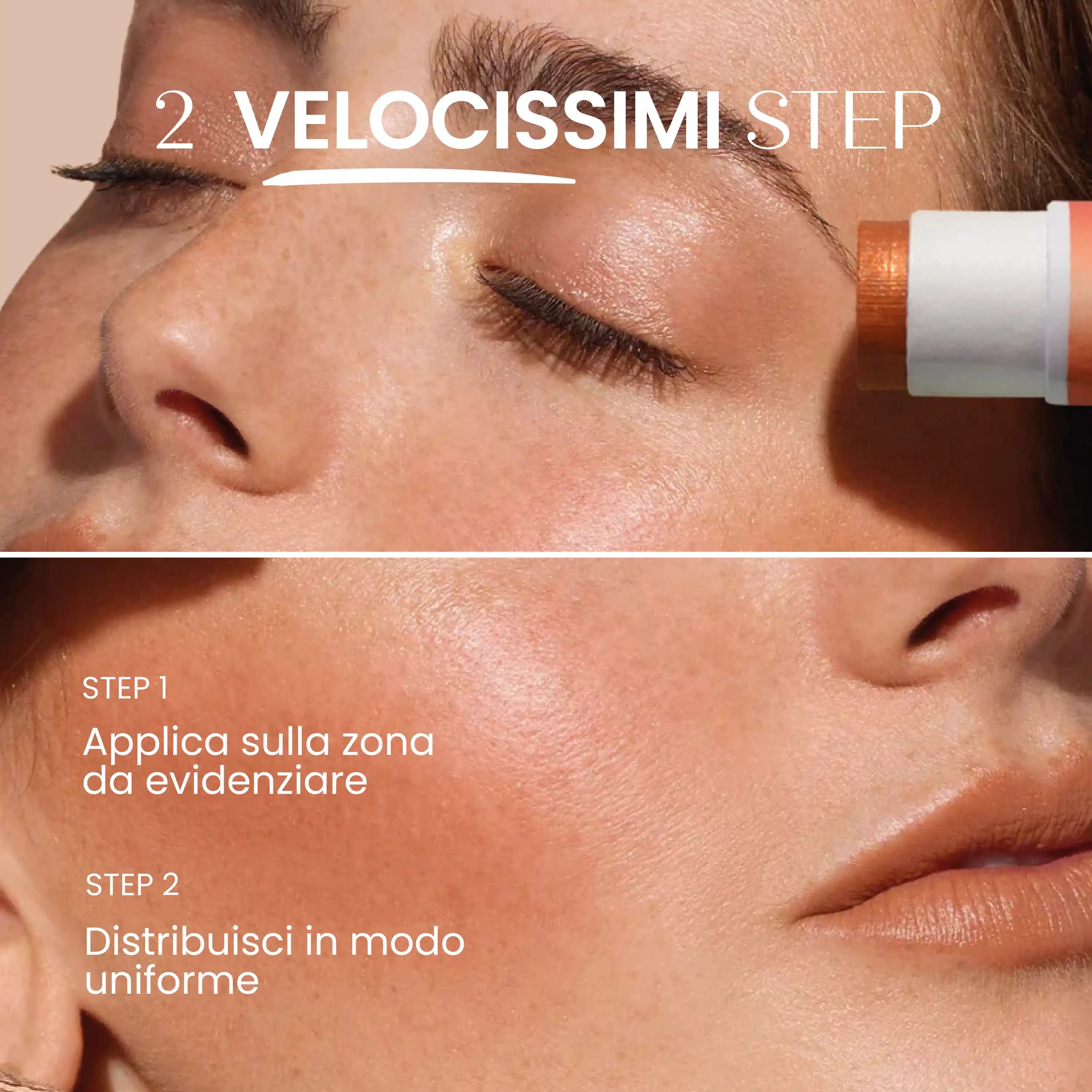Stick Viso Illuminante Bronze Gold Abbronzatura Bio