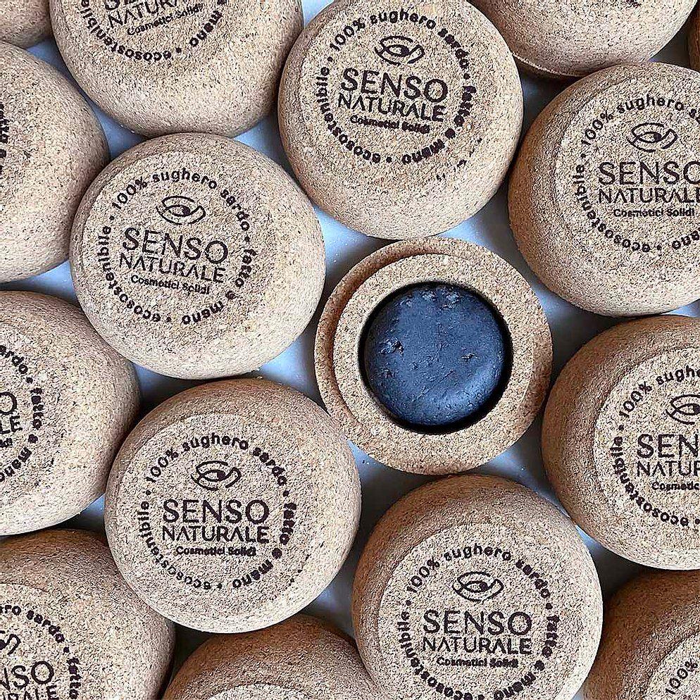 SMALL cork container holds for FACE MOUSSE / DEODORANT solid