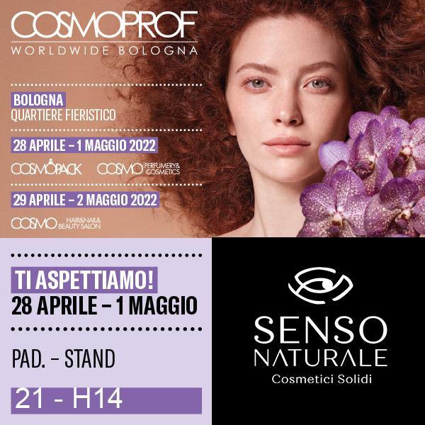 SENSO NATURALE AL COSMOPROF Bologna 2022