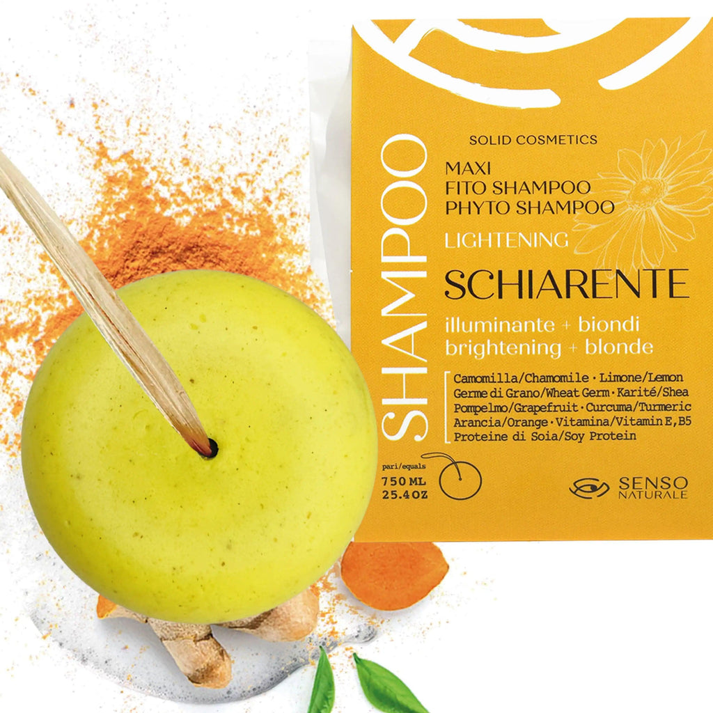 Phyto Solid Shampoo ILLUMINATING / SHINNING MAXI Format - Shiny Hair