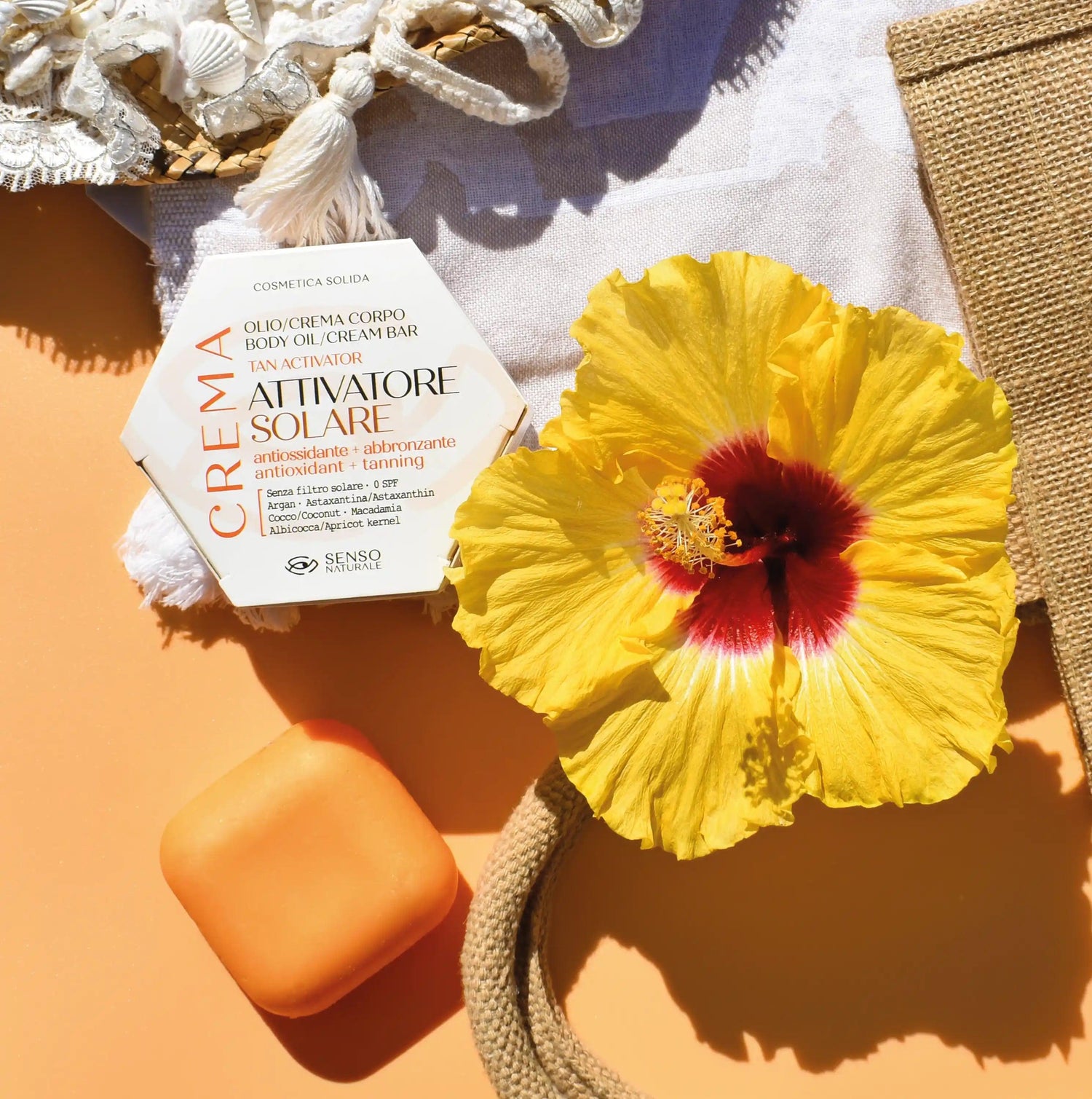 Aceite Corporal Sólido ACTIVADOR SOLAR - Prolonga el Bronceado - 0 SPF
