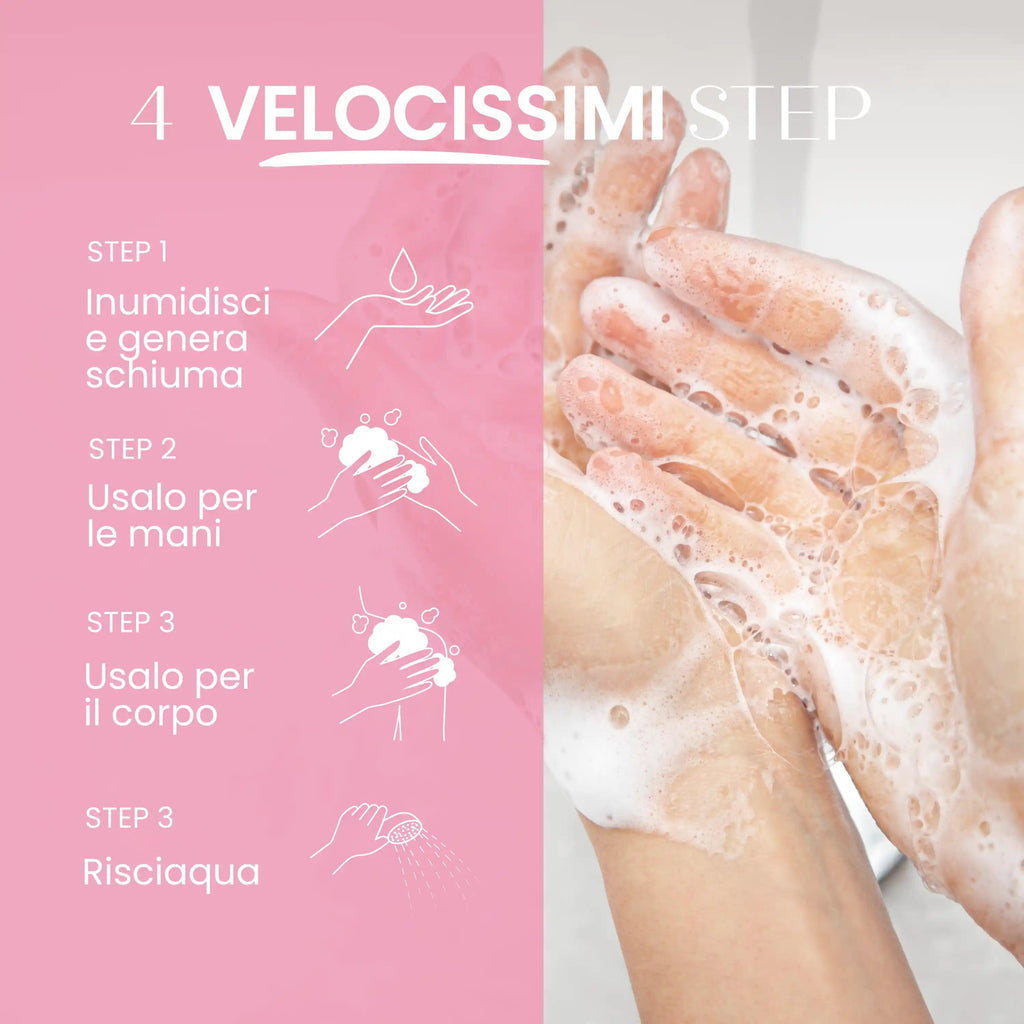 Balsamo Doccia Corpo Profumato Rosa Damascena Bio