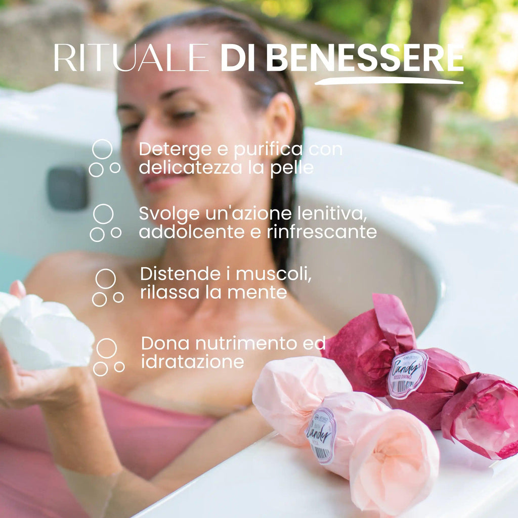 Bomba Da Bagno Caramella Profumo Cioccolato Gianduia
