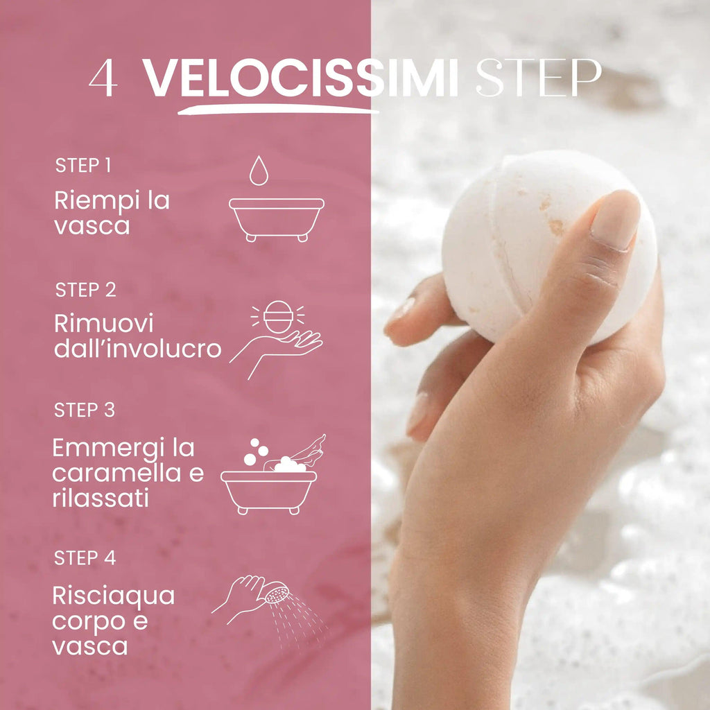 Bomba Da Bagno Rosso Di Vino A Forma Di Caramella