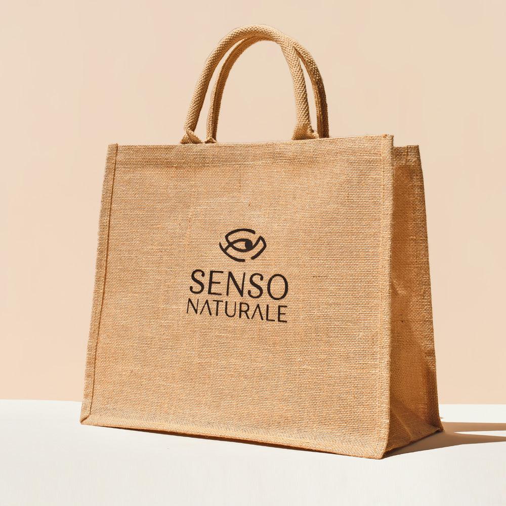 Shopper de Playa de yute natural