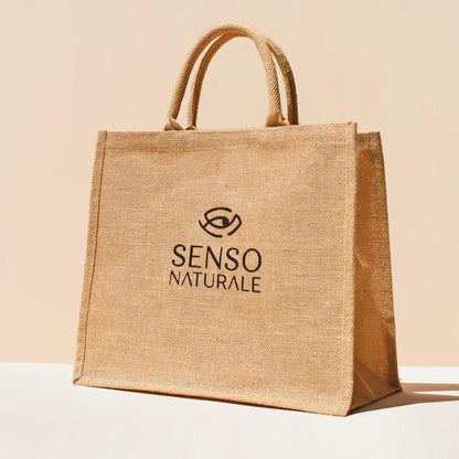 Shopper de Playa de yute natural