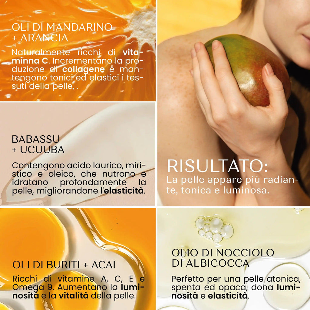 Buriti E Acai Per Una Pelle Luminosa E Uniforme