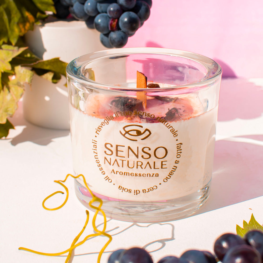 Candela di Soia profumata ROSSO DIVINO Medium