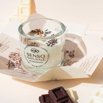 Candela Di Soia Bio Profumata Cioccolato Dolce